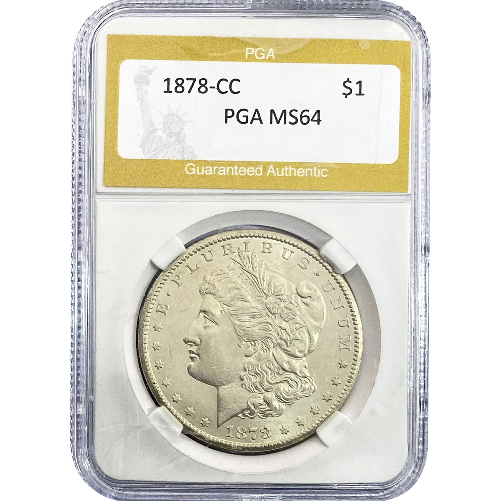 1878-CC Morgan Silver Dollar PGA MS64 (1 of 2)