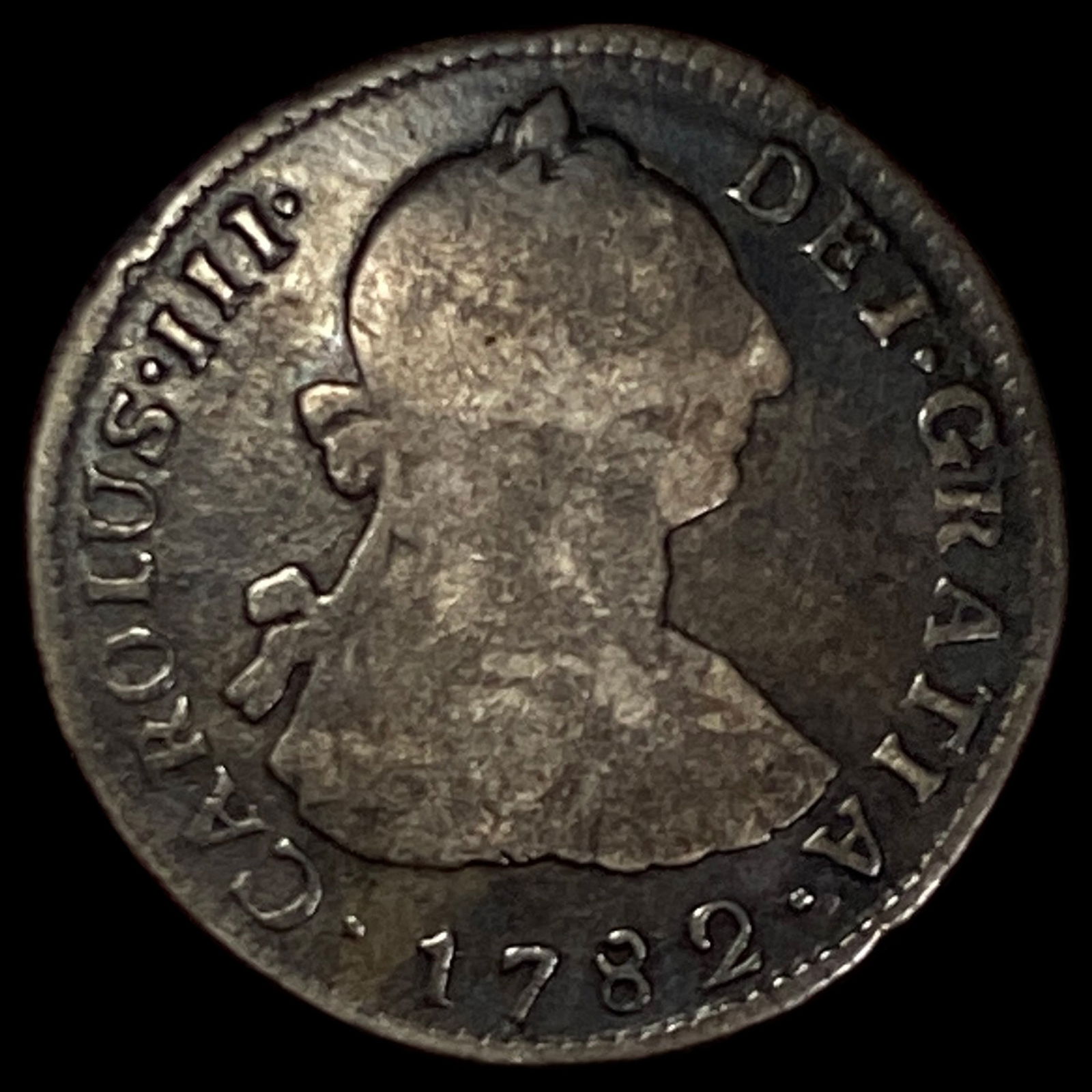 Colonial Spain Silver 2 Reales NEARLY UNCIRCULATED (1 of 2)