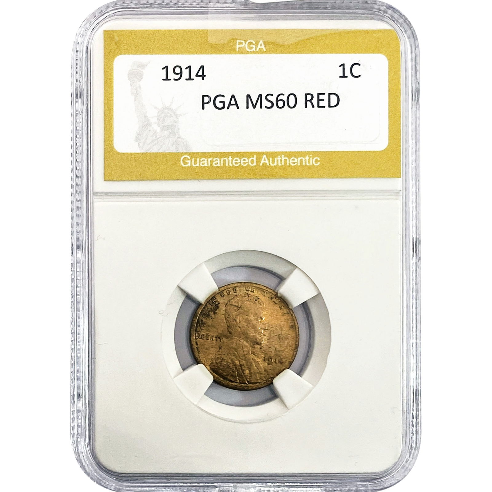 1914 Wheat Cent PGA MS60 RED (1 of 2)