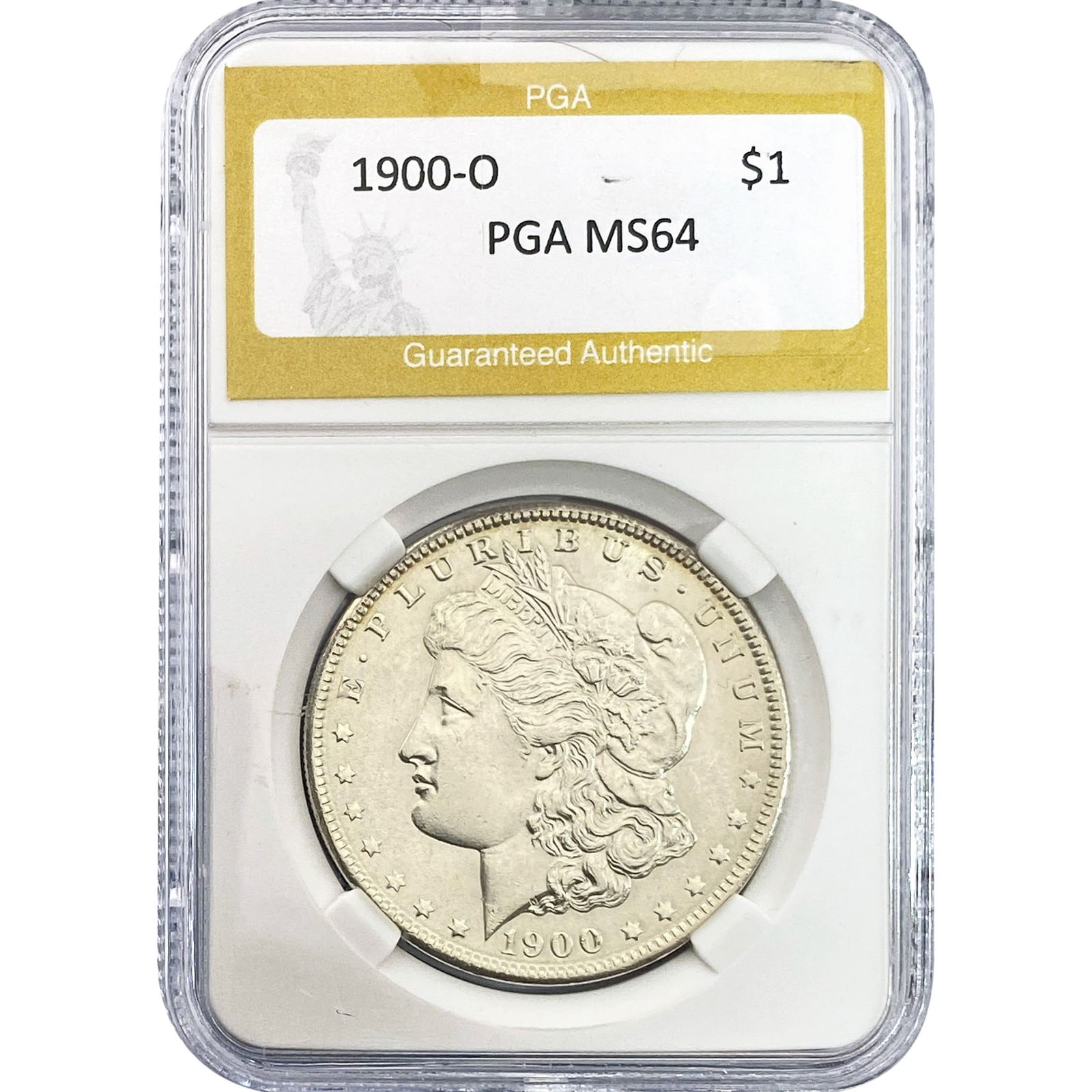1900-O Morgan Silver Dollar PGA MS64 (1 of 2)
