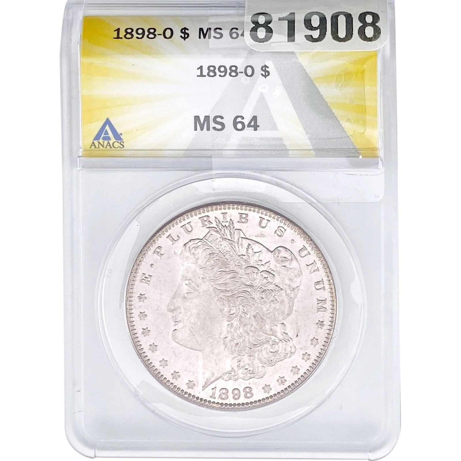 1898-O Morgan Silver Dollar ANACS MS64 (1 of 2)