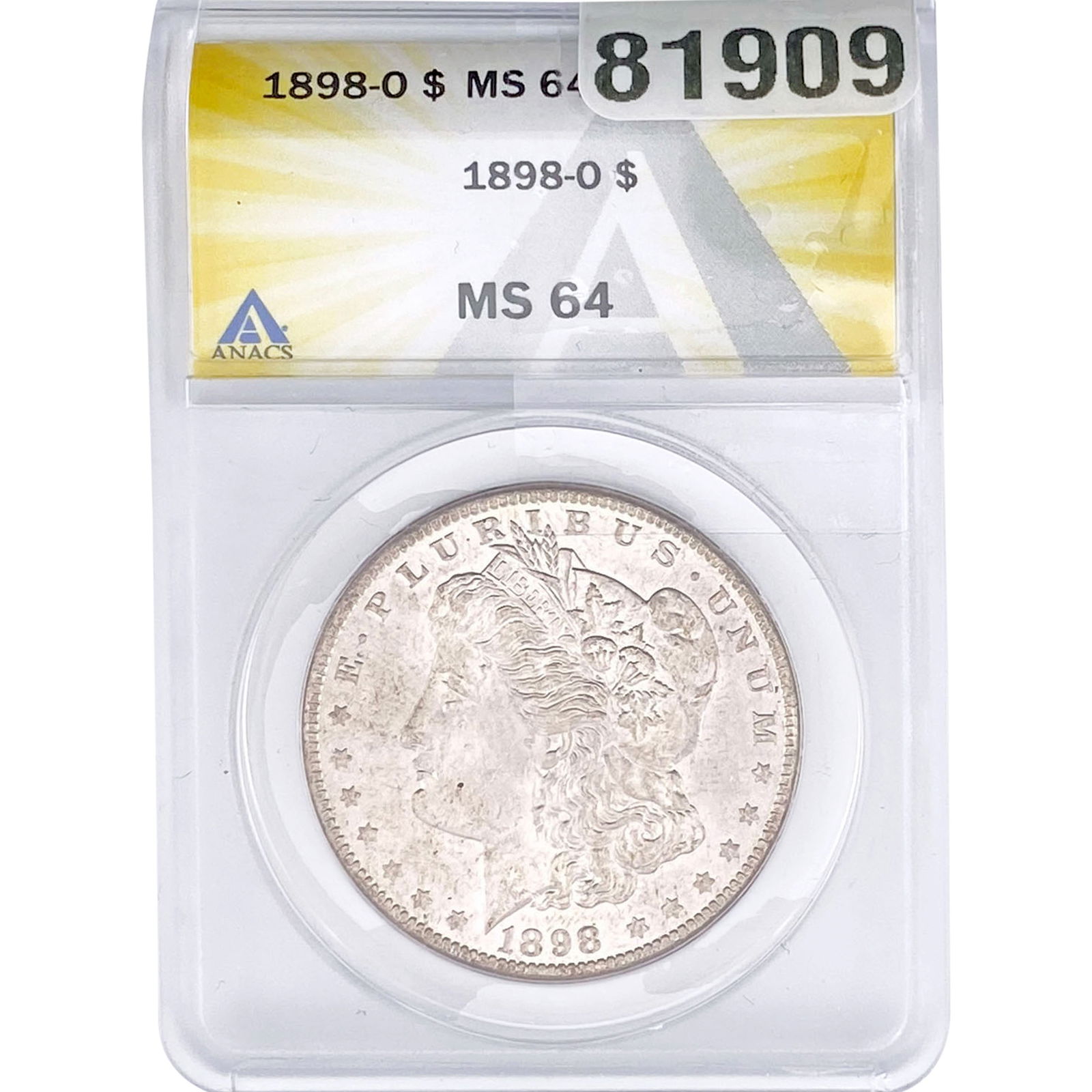 1898-O Morgan Silver Dollar ANACS MS64 (1 of 2)