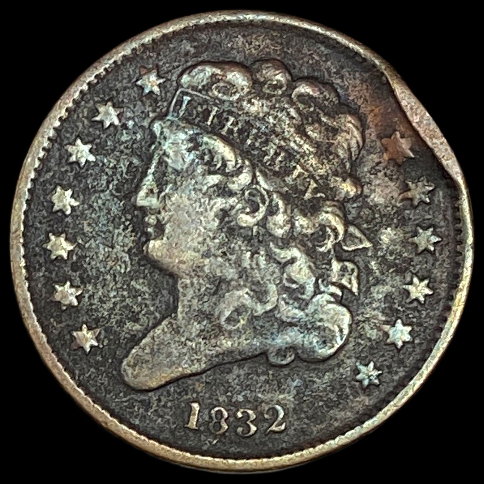 1832 Classic Head Half Cent HIGH GRADE (1 of 2)