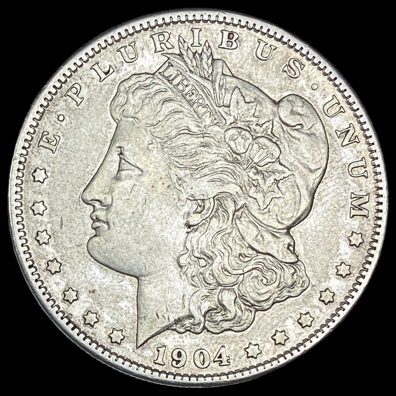 1904-S Silver Morgan Dollar NEARLY UNCIRCULATED (1 of 2)