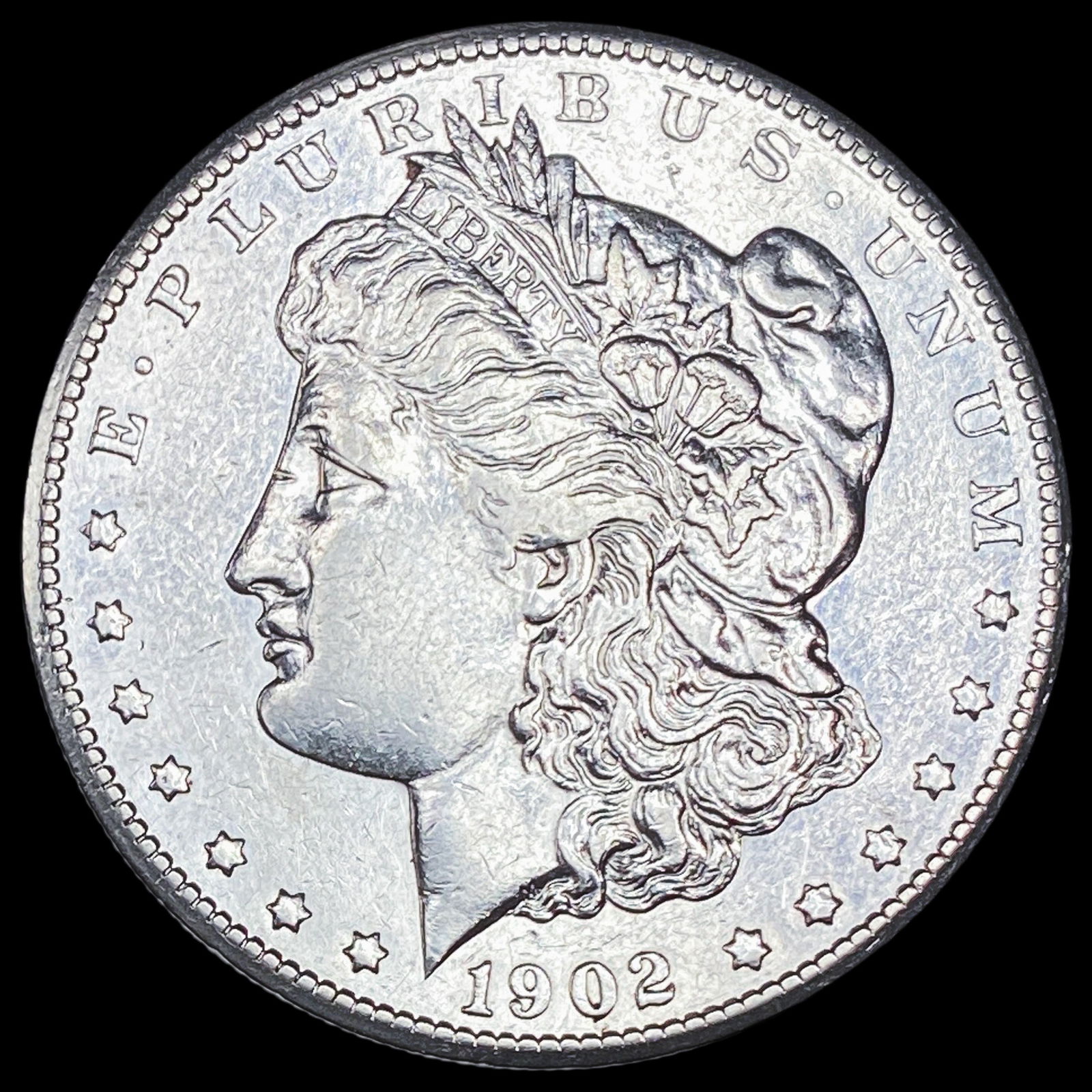1902-S Silver Morgan Dollar CLOSELY UNCIRCULATED (1 of 2)