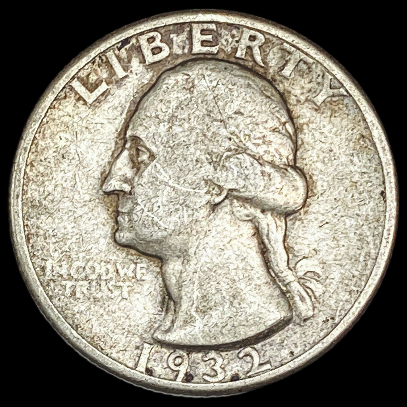 1932-D Silver Washington Quarter LIGHTLY CIRCULATED (1 of 2)