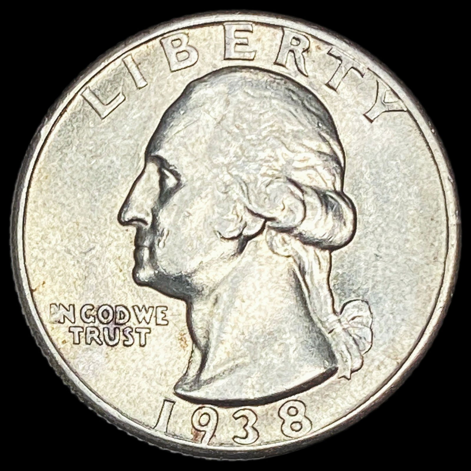 1938 Silver Washington Quarter UNCIRCULATED (1 of 2)