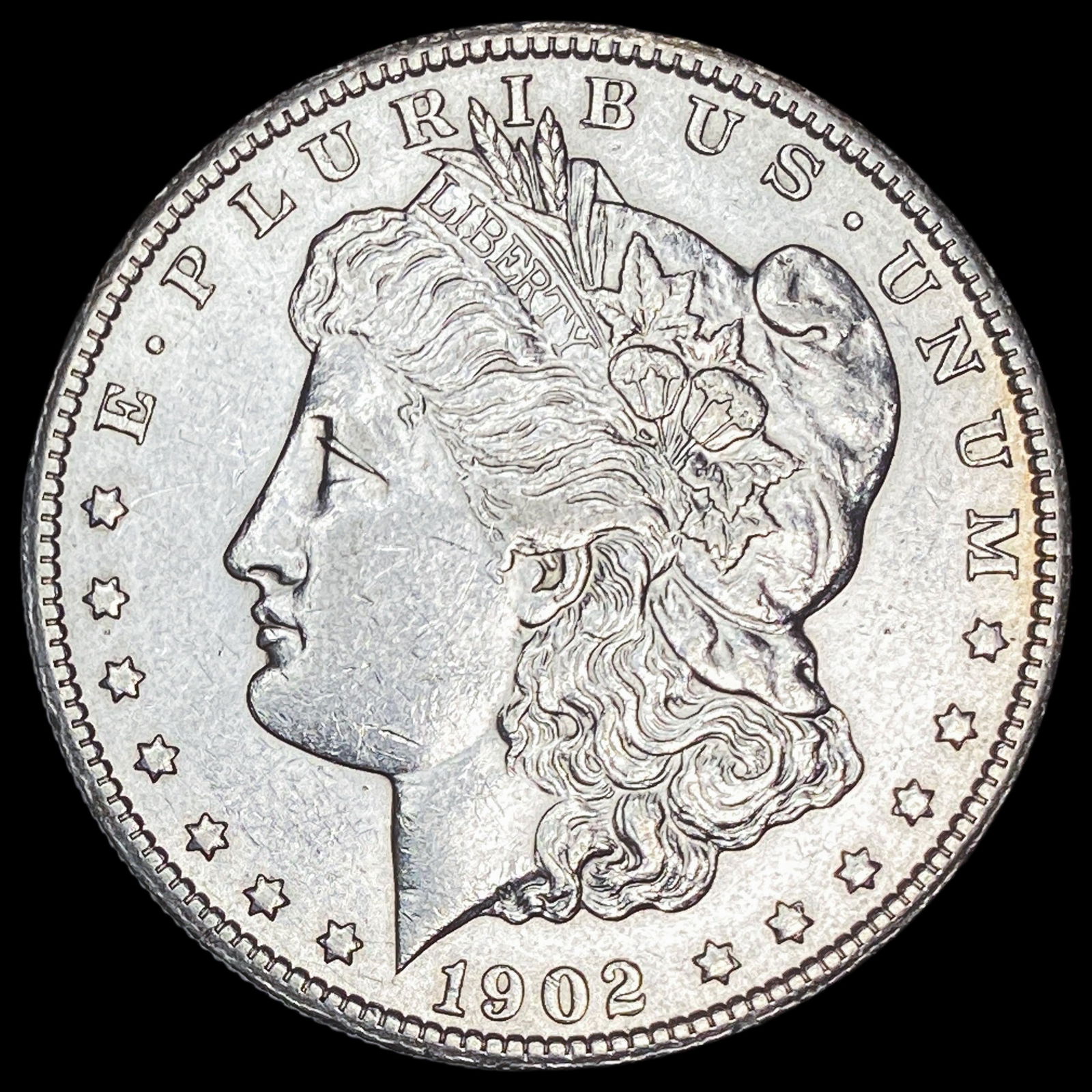 1902-S Silver Morgan Dollar CLOSELY UNCIRCULATED (1 of 2)