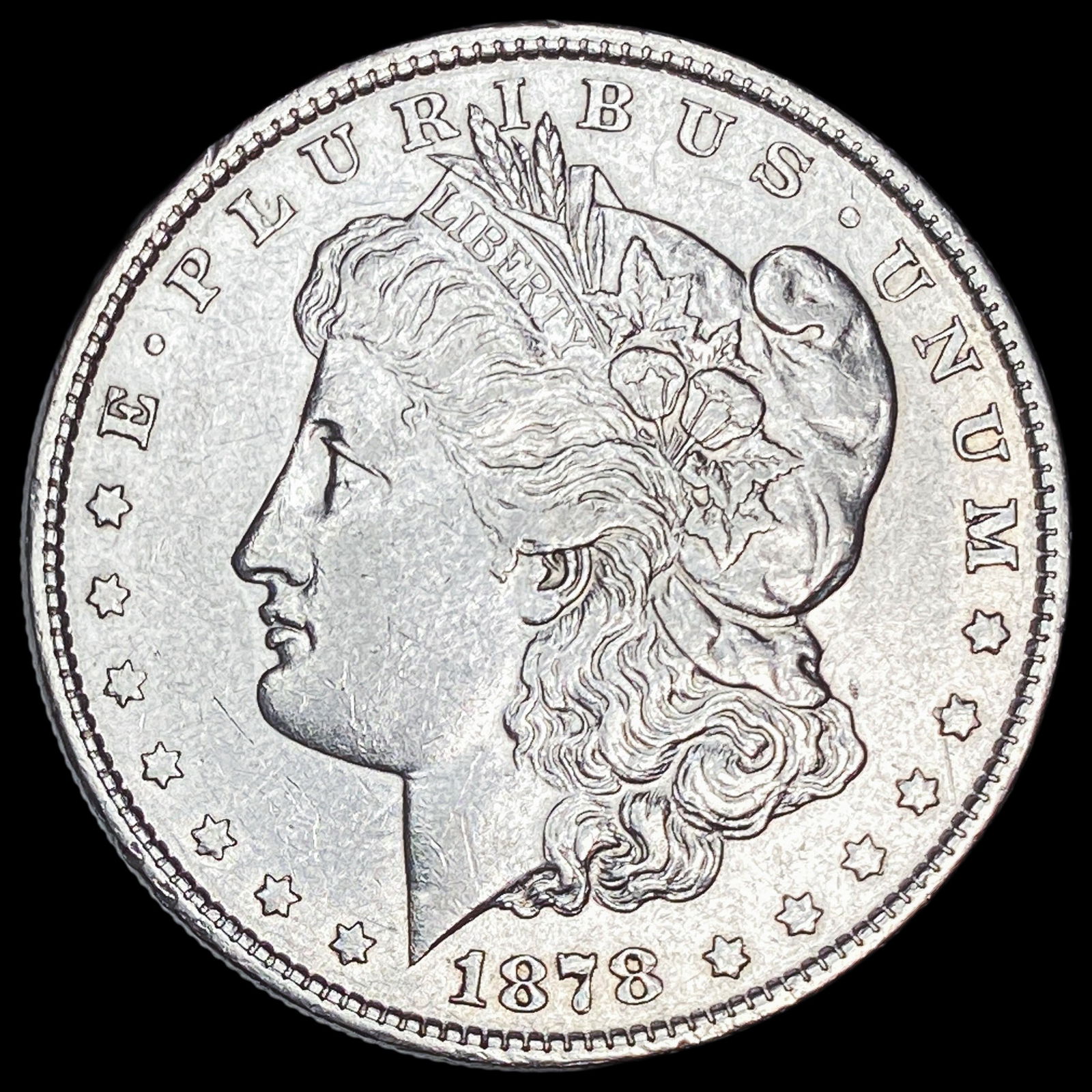 1878 Silver Morgan Dollar CLOSELY UNCIRCULATED (1 of 2)