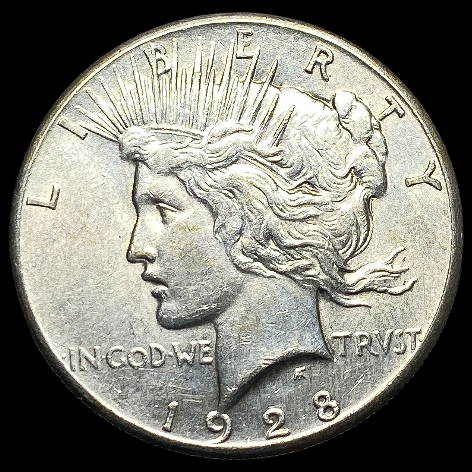 1928 Silver Peace Dollar CLOSELY UNCIRCULATED (1 of 2)