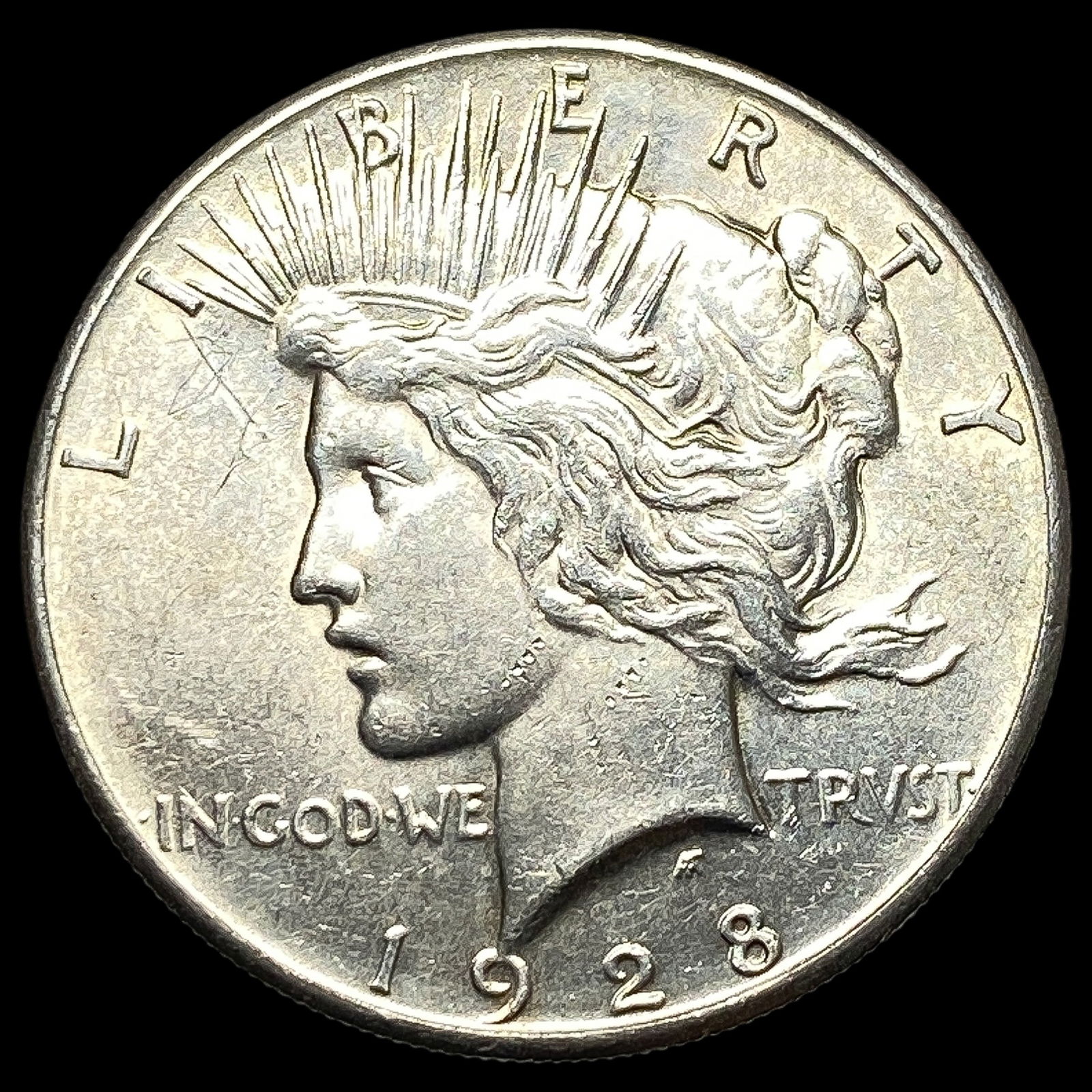 1928 Silver Peace Dollar CLOSELY UNCIRCULATED (1 of 2)