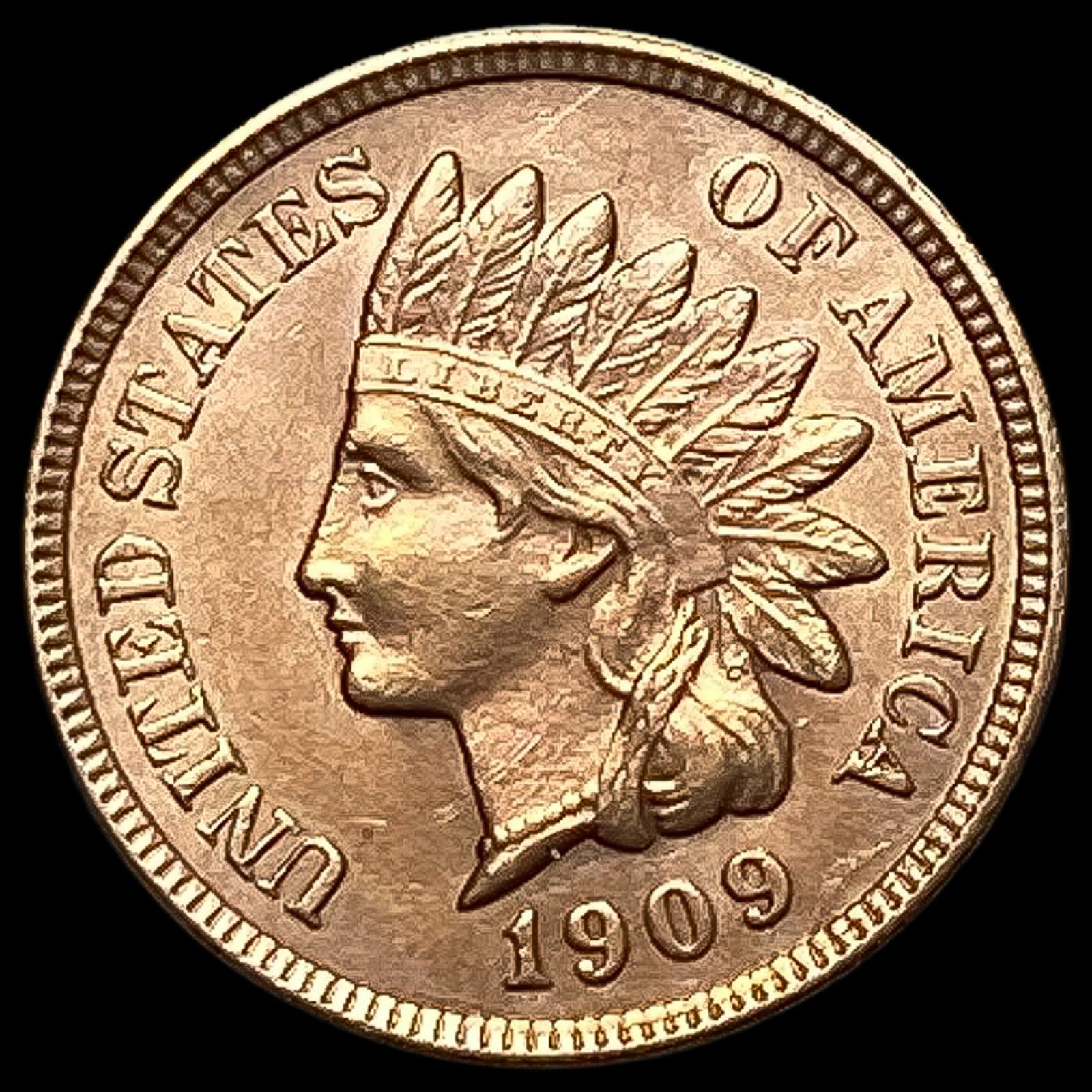 1909 Indian Head Cent UNCIRCULATED (1 of 2)
