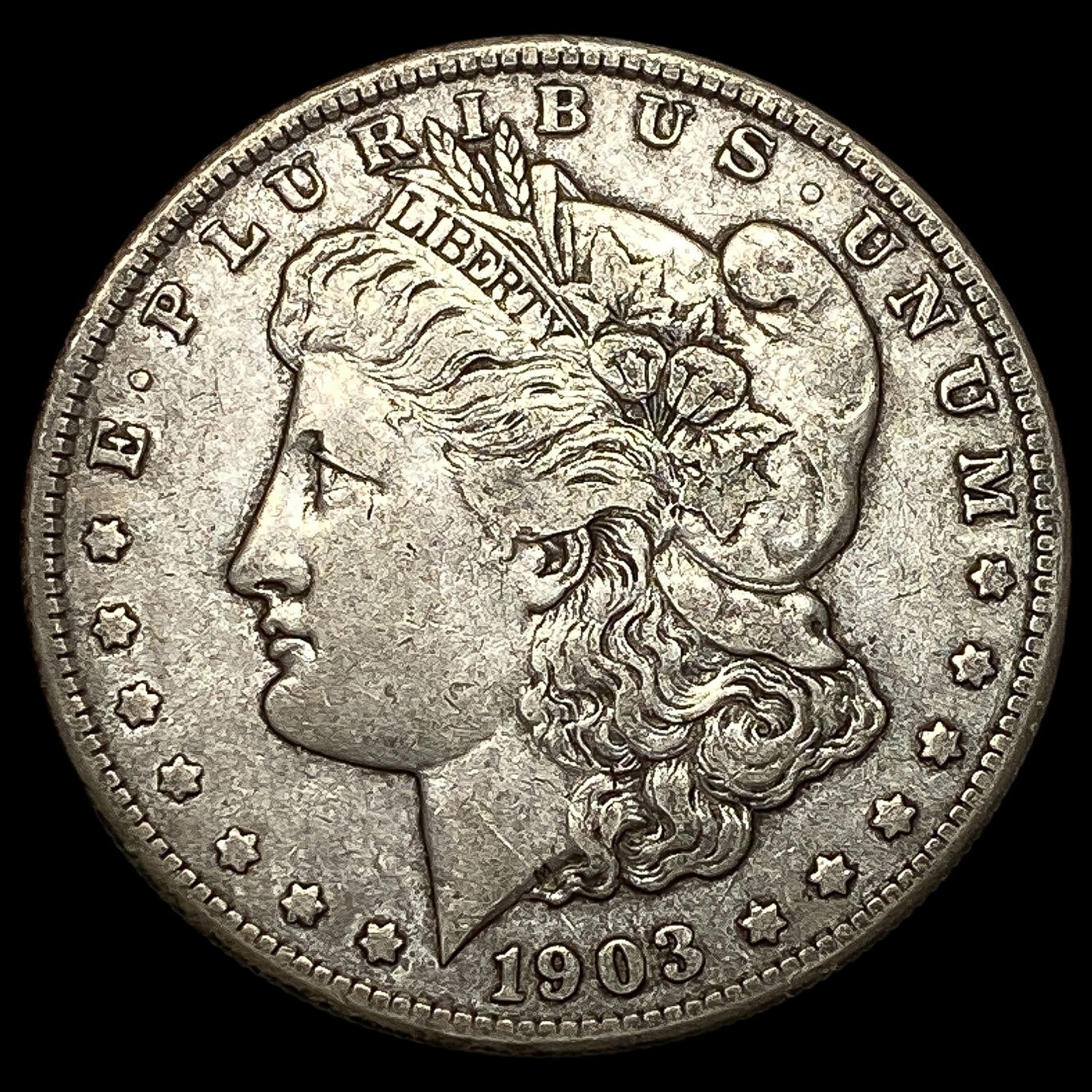1903-S Silver Morgan Dollar ABOUT UNCIRCULATED (1 of 2)