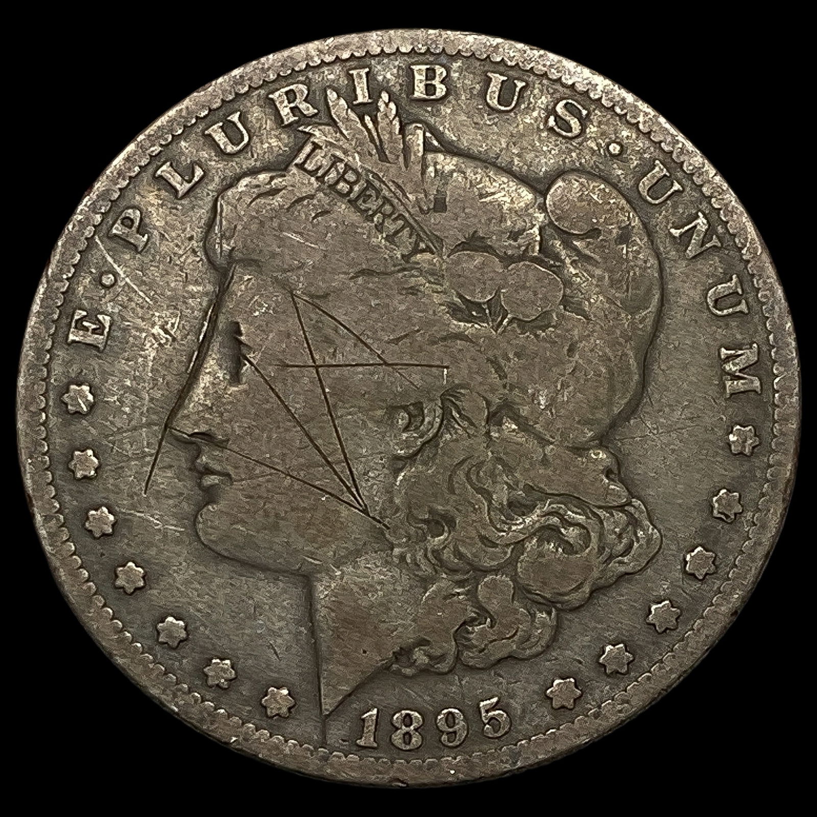 1895-O Silver Morgan Dollar HIGH GRADE (1 of 2)