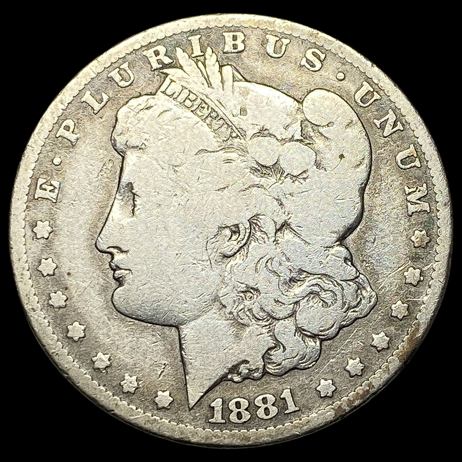 1881-CC Silver Morgan Dollar NICELY CIRCULATED (1 of 2)