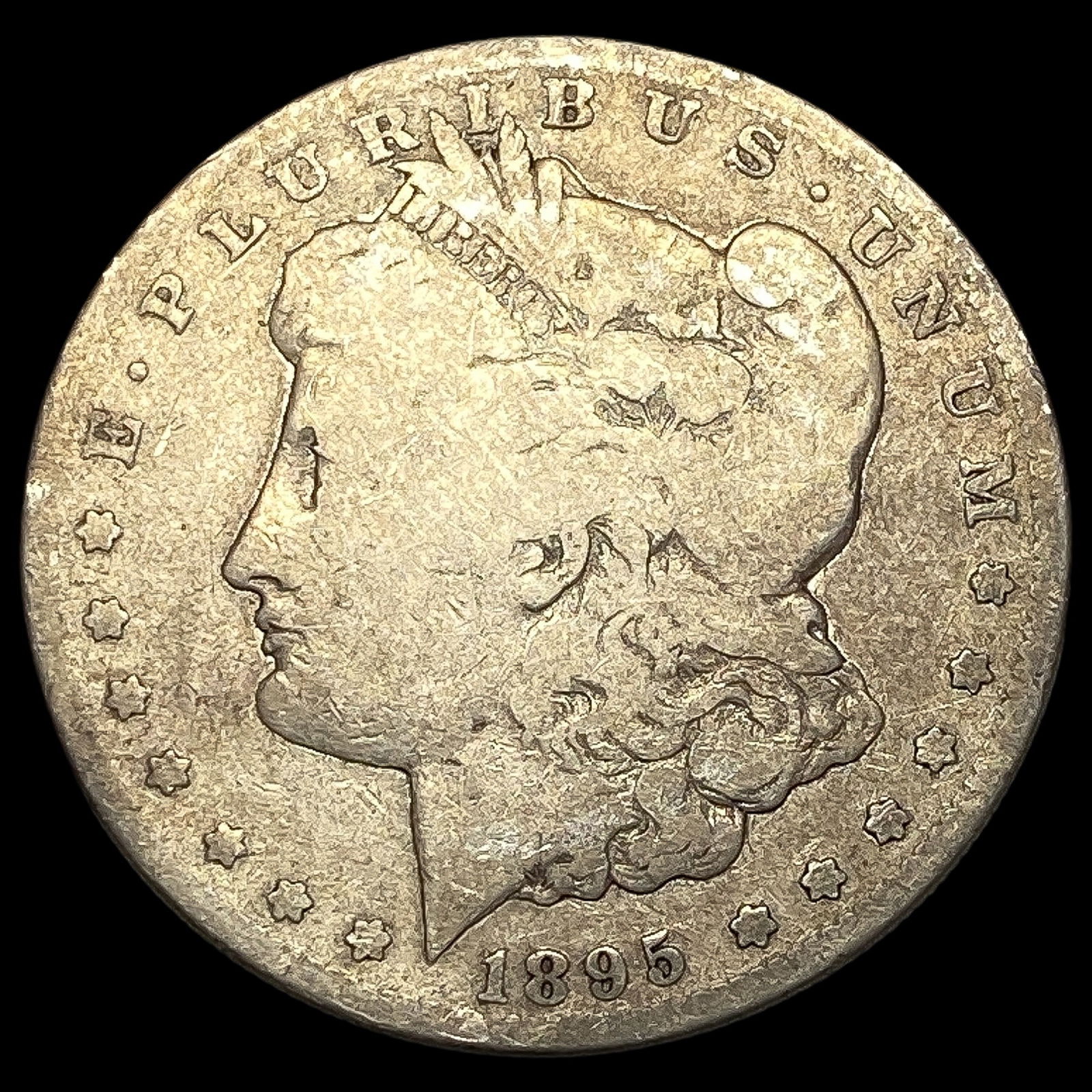 1895-O Silver Morgan Dollar NICELY CIRCULATED (1 of 2)