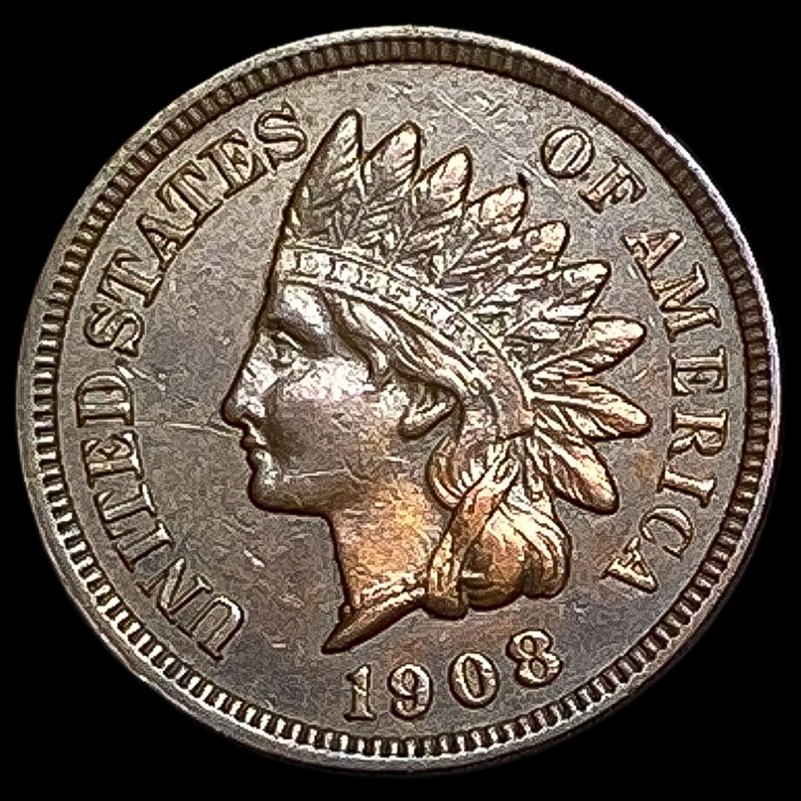 1908 Indian Head Cent UNCIRCULATED (1 of 2)