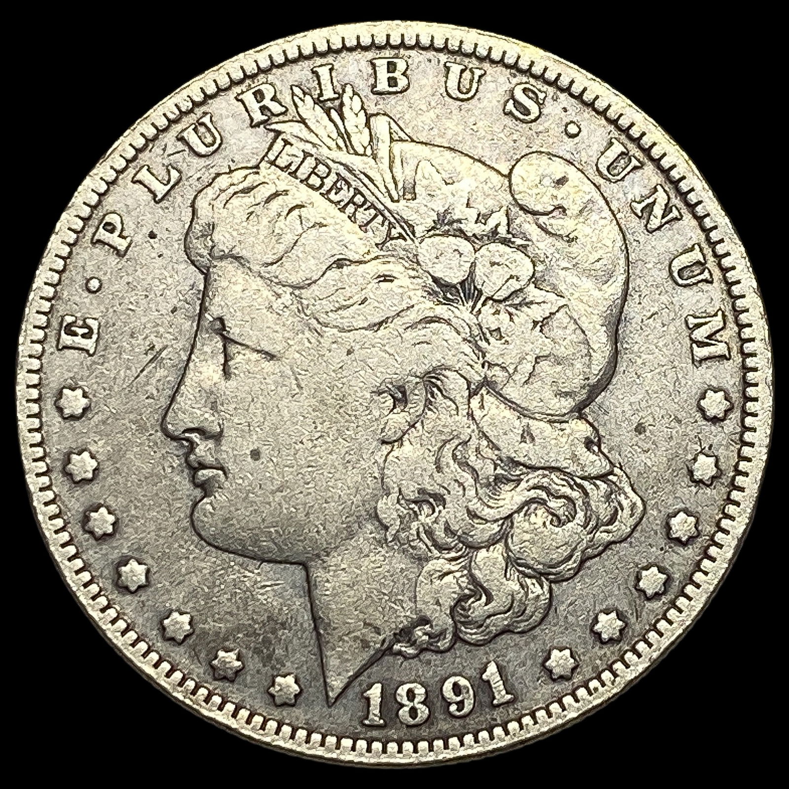 1891-O Silver Morgan Dollar LIGHTLY CIRCULATED (1 of 2)