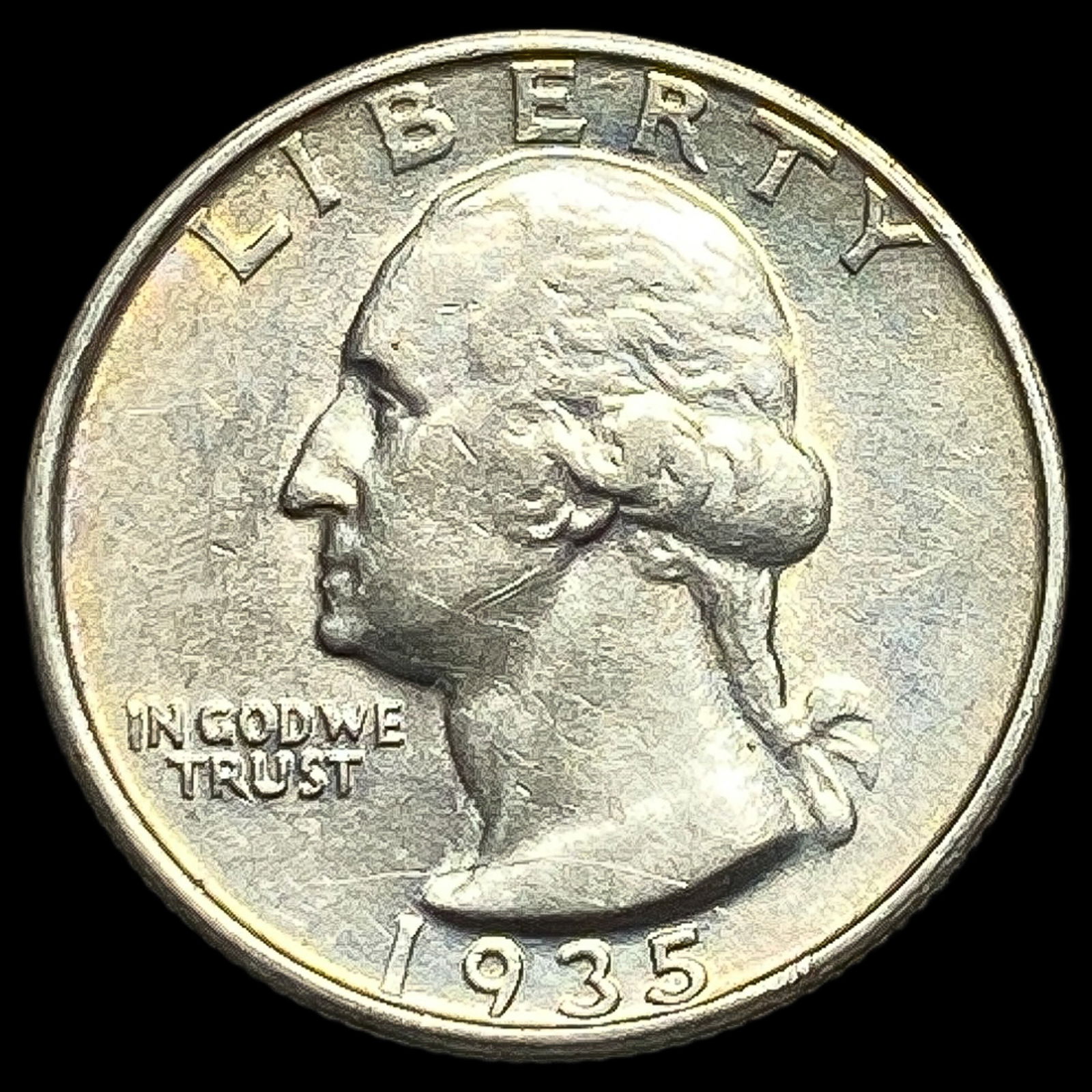 1935-D Silver Washington Quarter CLOSELY UNCIRCULATED (1 of 2)