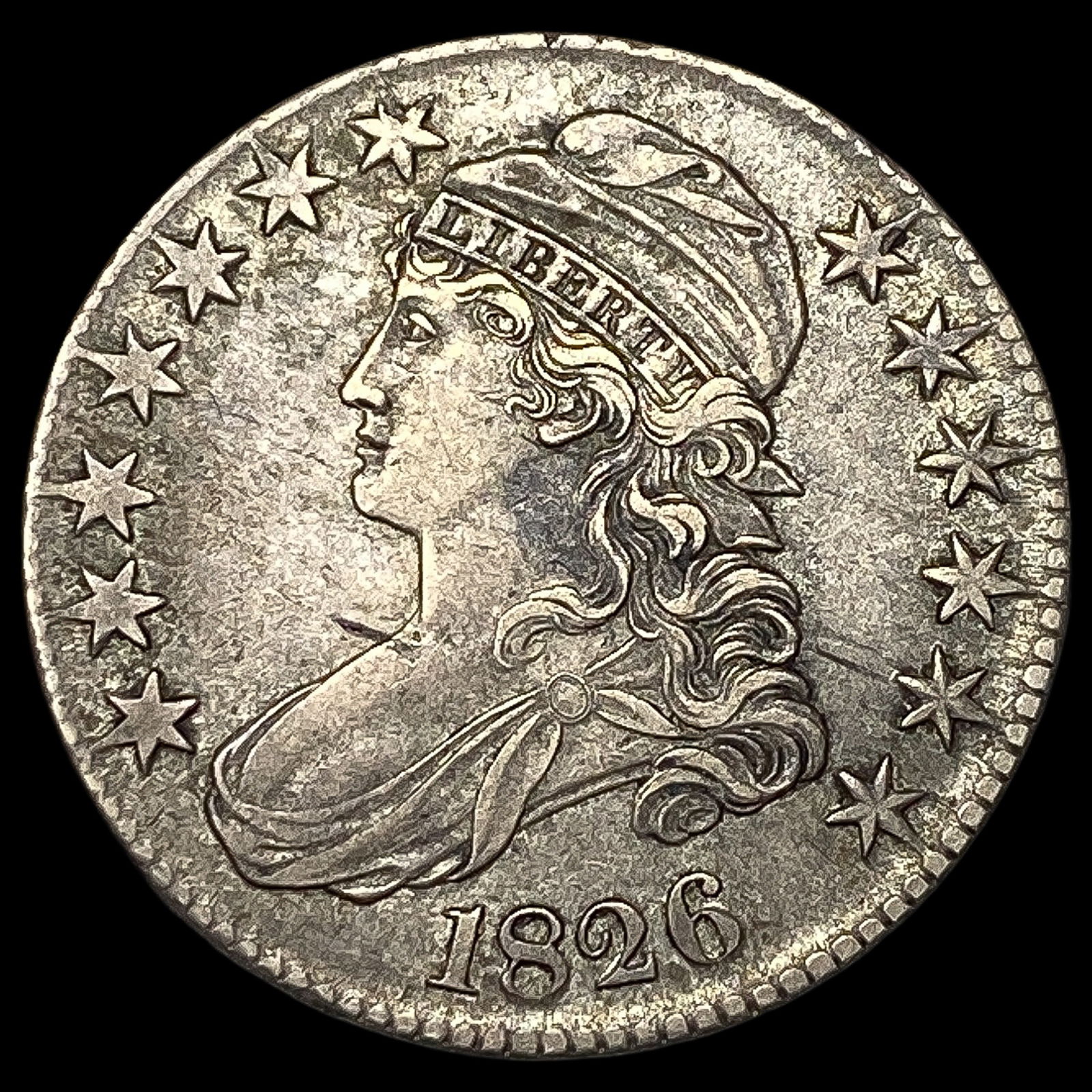 1826 Capped Bust Half Dollar NEARLY UNCIRCULATED (1 of 2)