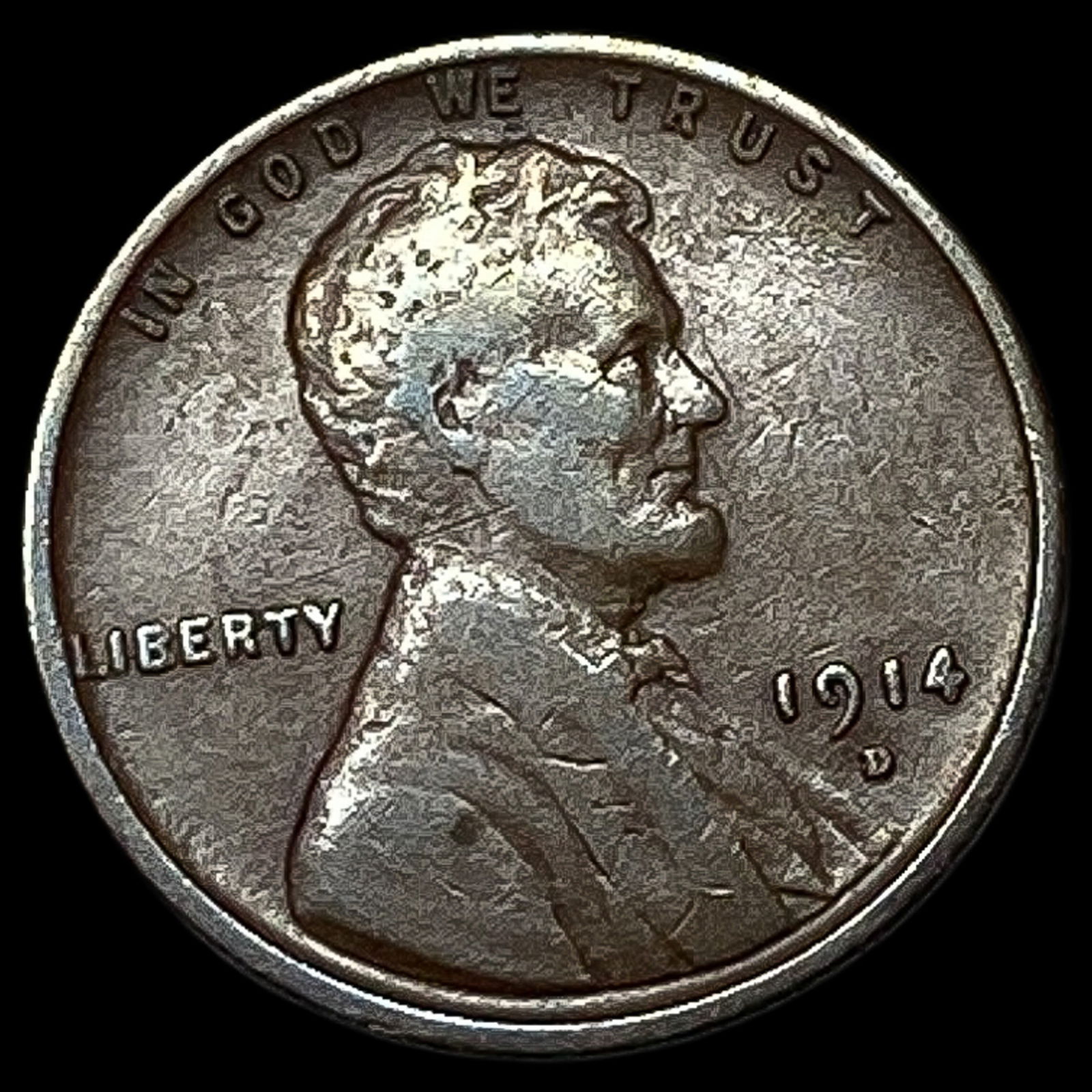 1914-D Lincoln Wheat Cent HIGH GRADE (1 of 2)