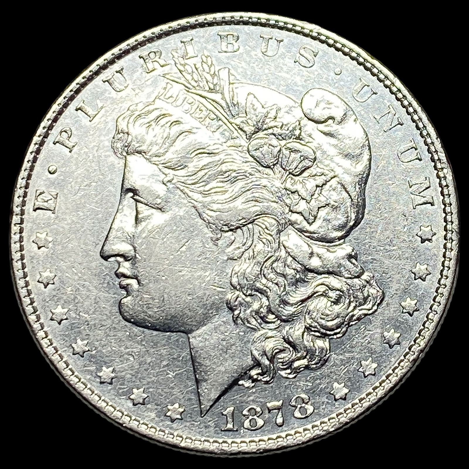 1878 8TF Silver Morgan Dollar UNCIRCULATED: 1878 8TF Silver Morgan Dollar UNCIRCULATED