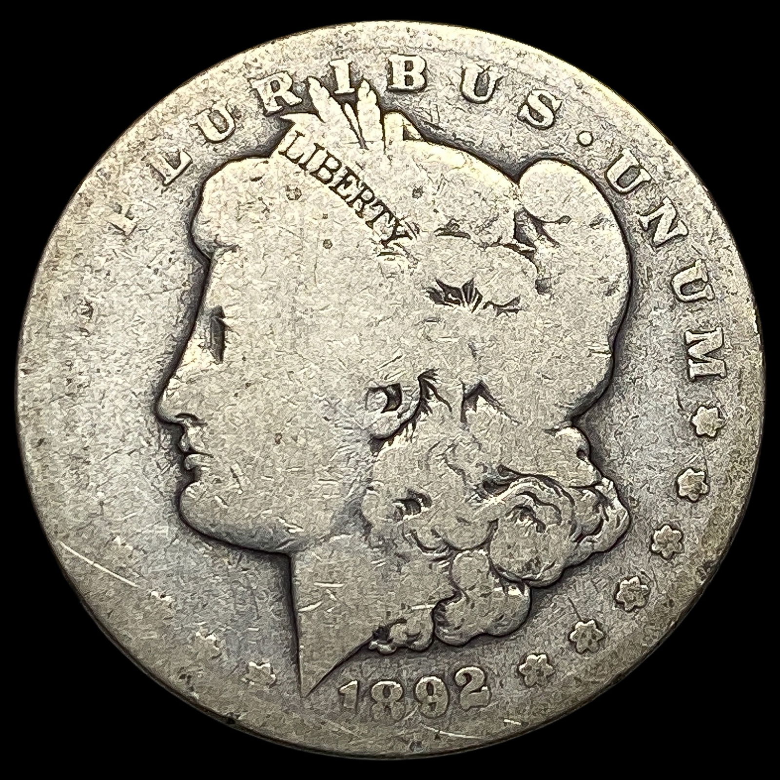 1892-CC Silver Morgan Dollar NICELY CIRCULATED (1 of 2)