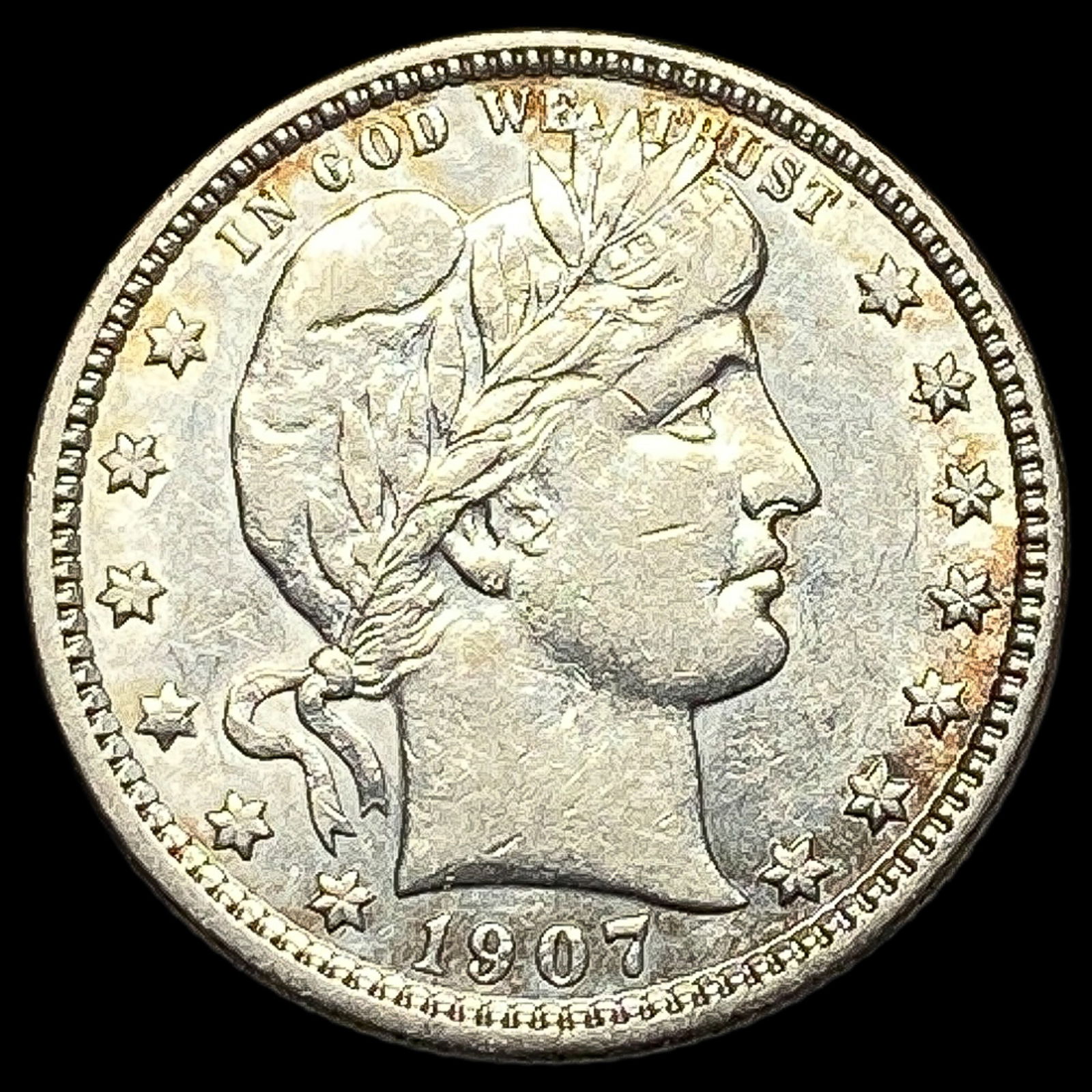 1907 Barber Quarter CLOSELY UNCIRCULATED (1 of 2)