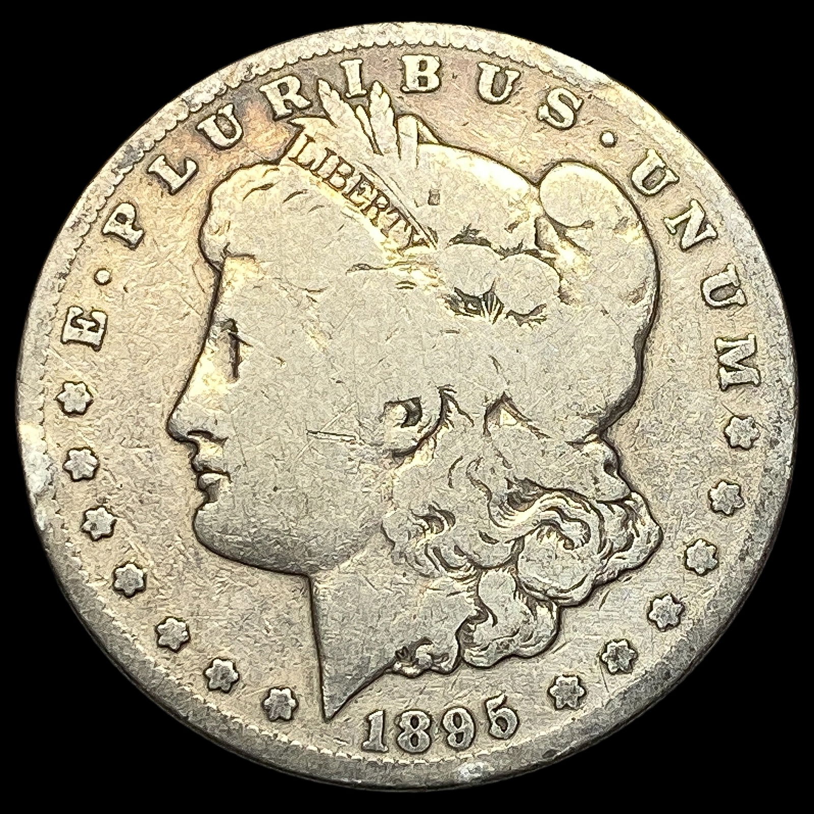 1895-S Silver Morgan Dollar NICELY CIRCULATED (1 of 2)