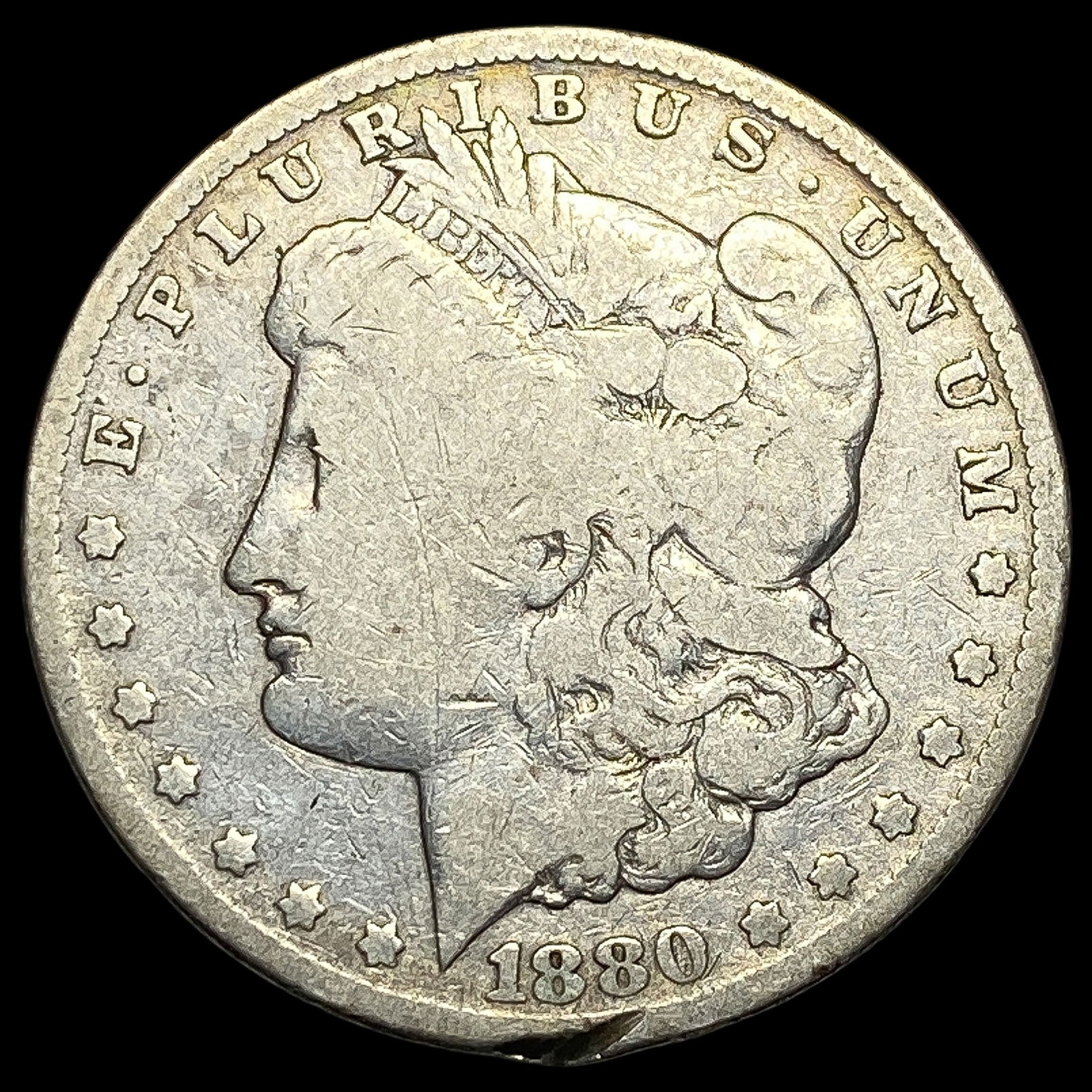 1880-CC Silver Morgan Dollar NICELY CIRCULATED (1 of 2)
