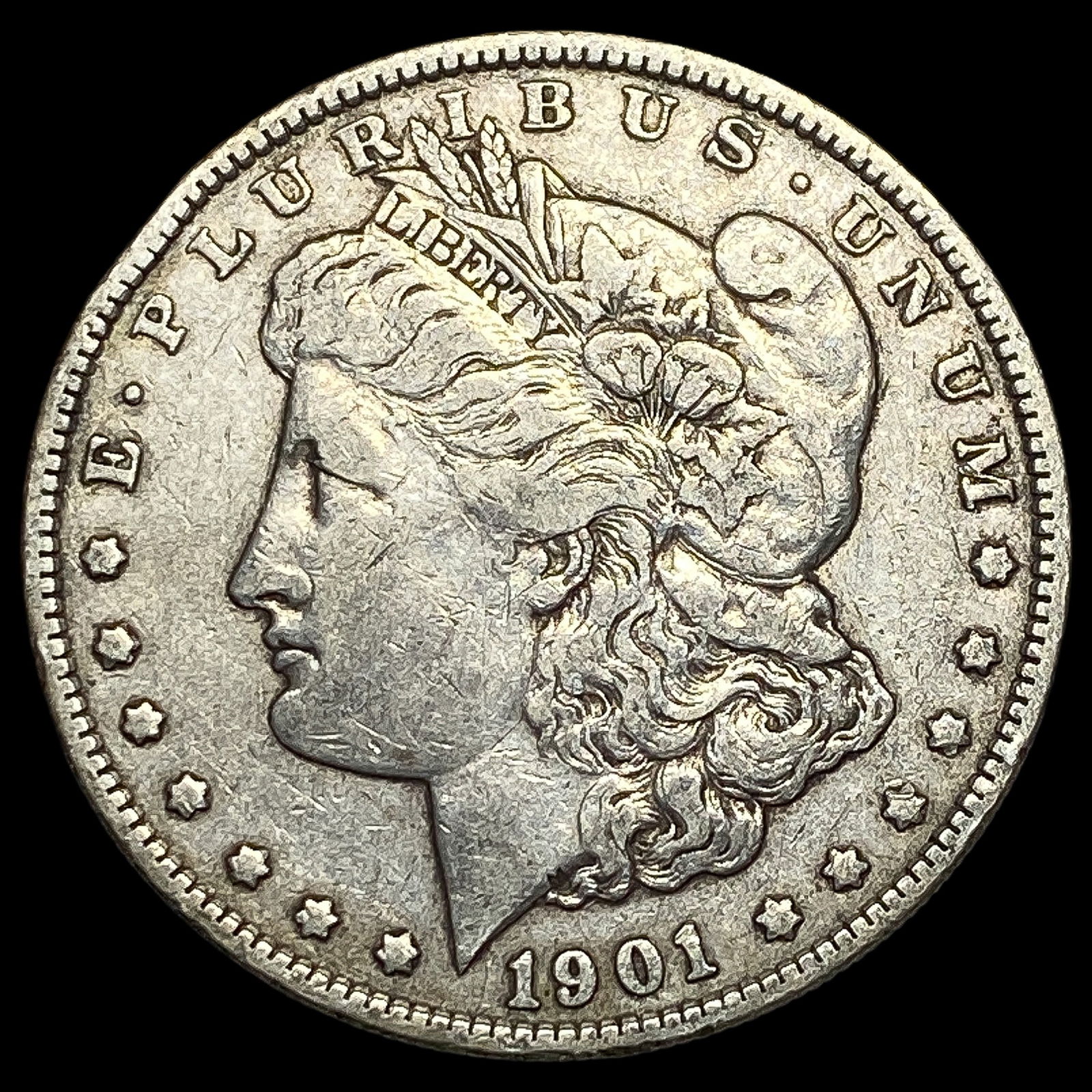1901 Silver Morgan Dollar CLOSELY UNCIRCULATED (1 of 2)