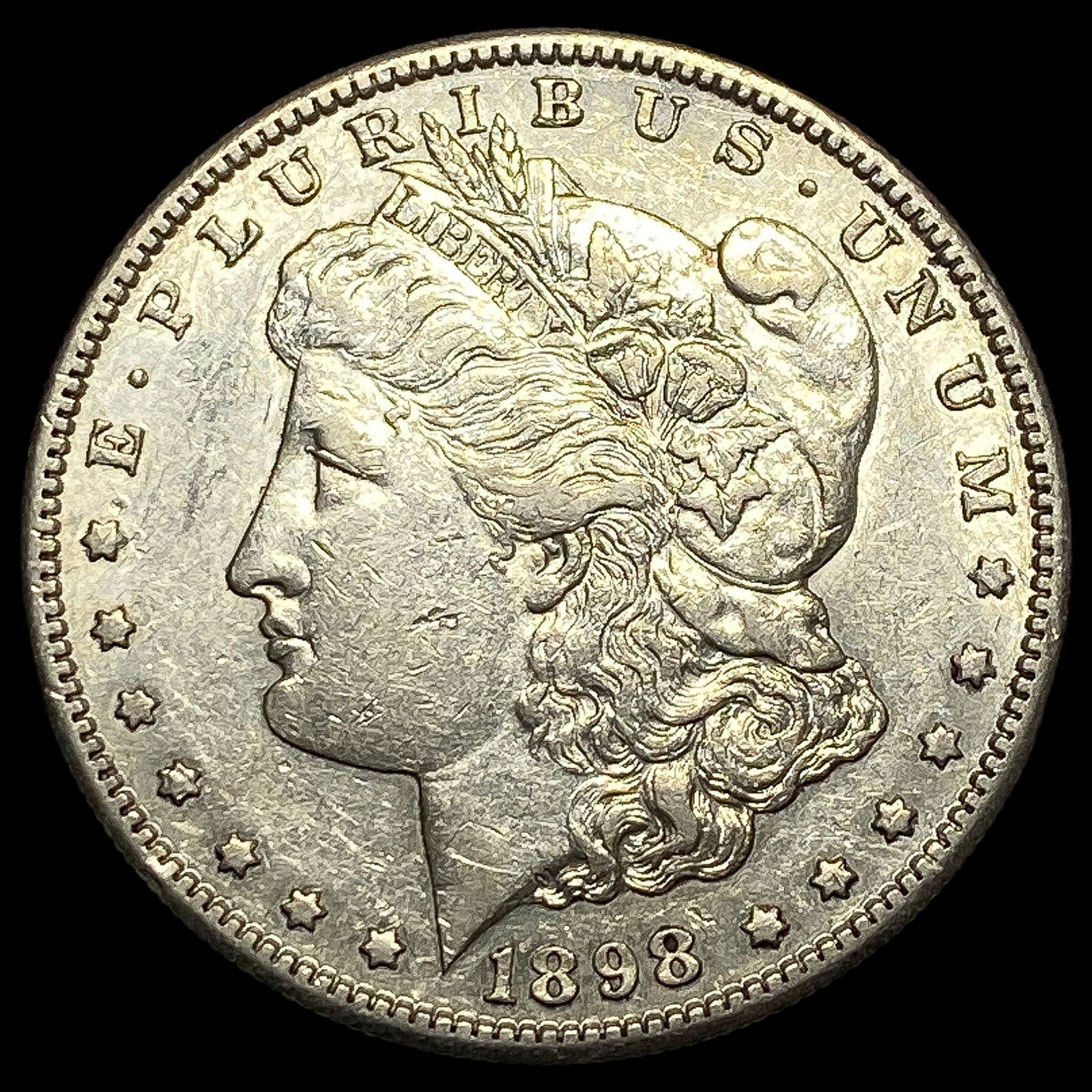 1898-S Silver Morgan Dollar CLOSELY UNCIRCULATED (1 of 2)