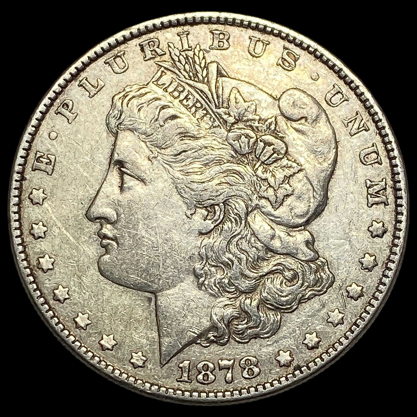 1878-S Silver Morgan Dollar NEARLY UNCIRCULATED (1 of 2)
