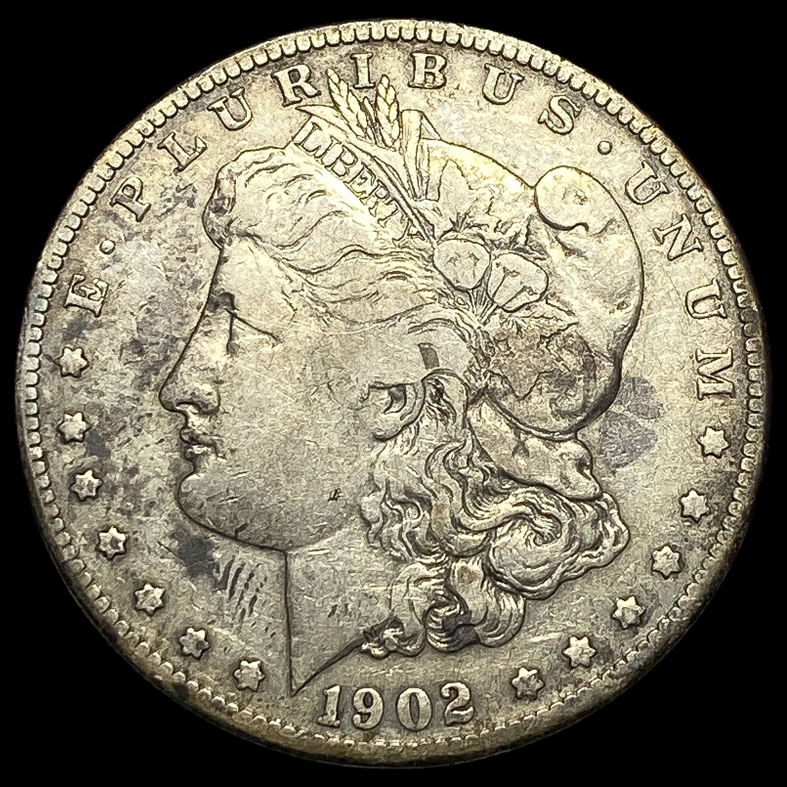 1902-S Silver Morgan Dollar LIGHTLY CIRCULATED (1 of 2)