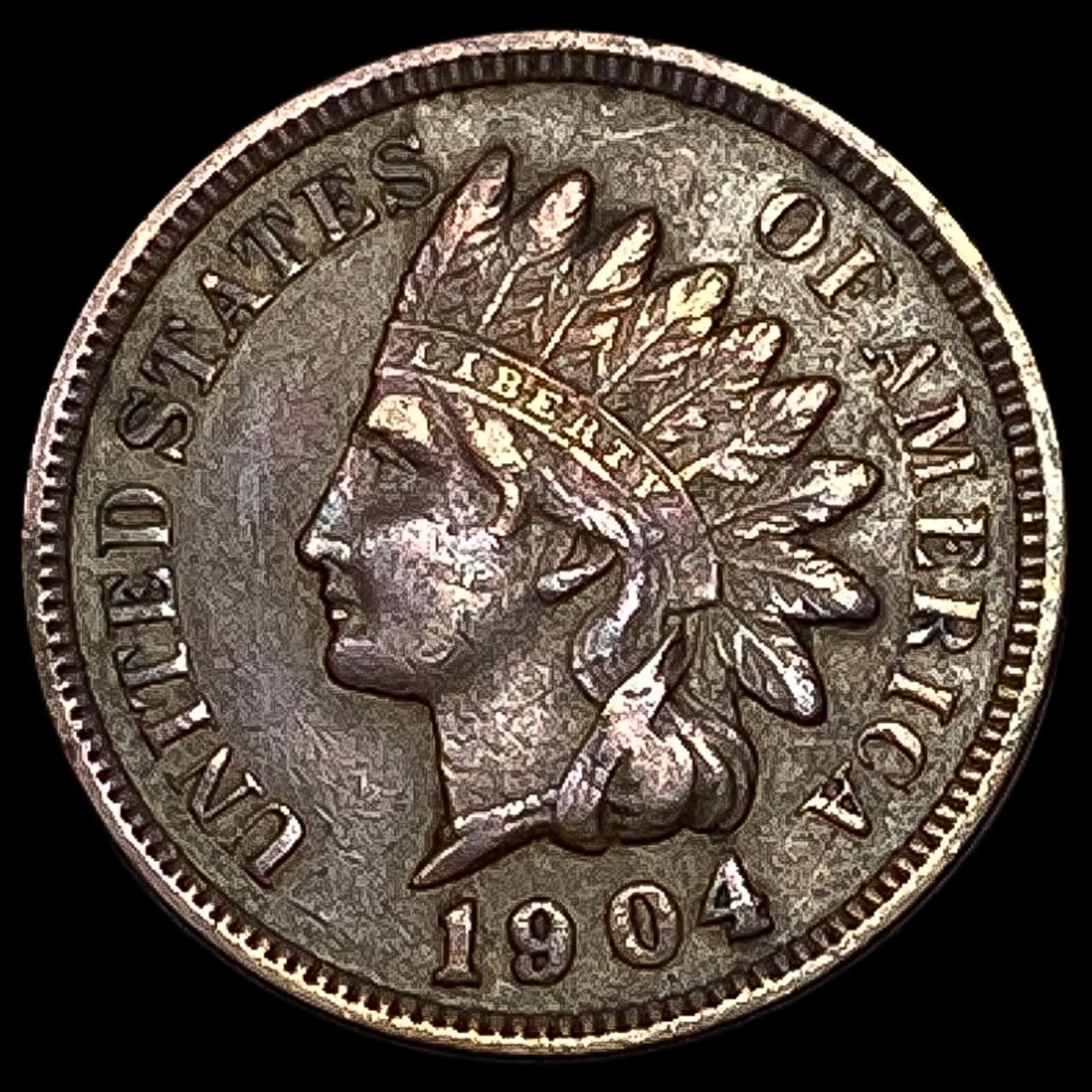 1904 Indian Head Cent NEARLY UNCIRCULATED (1 of 2)