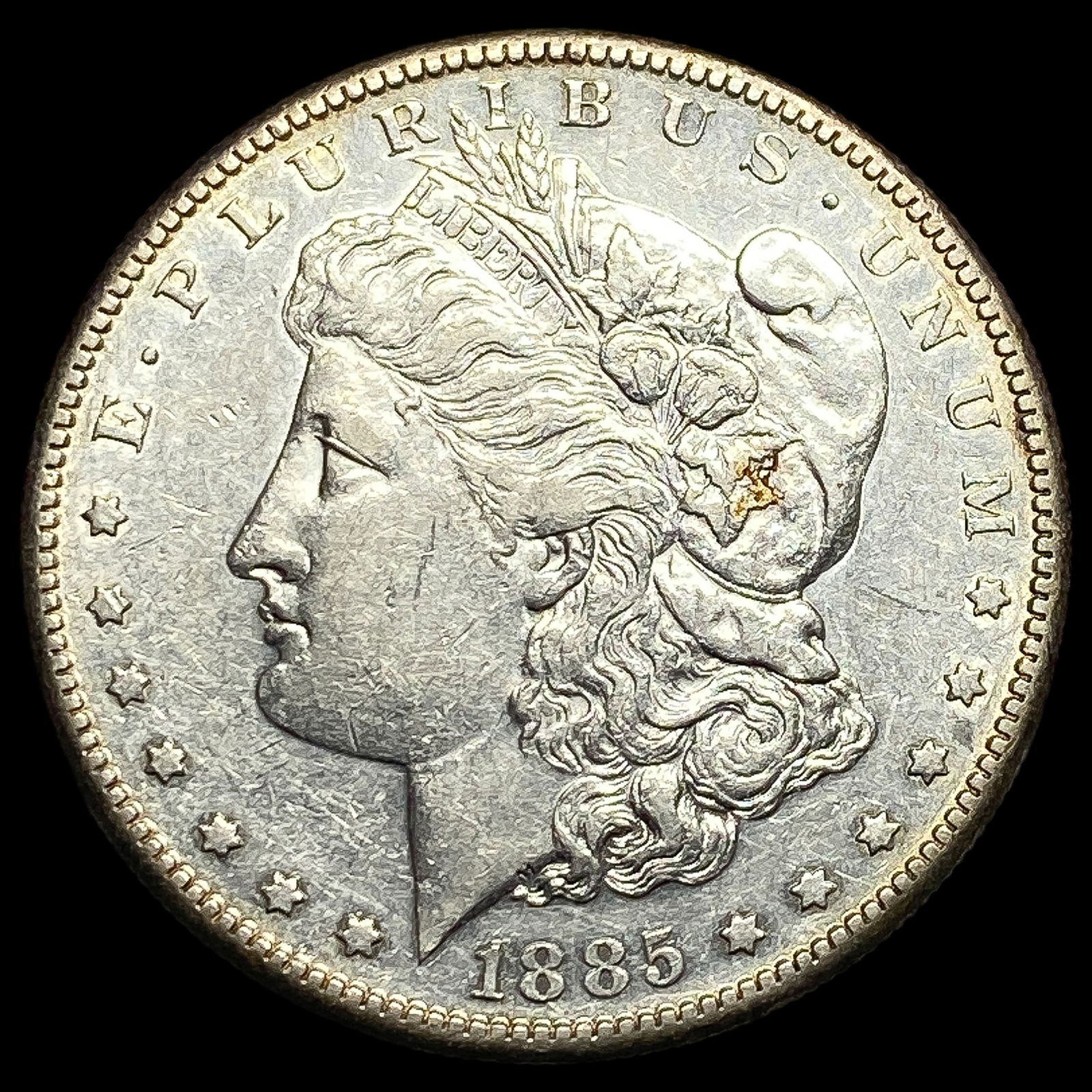 1885-S Silver Morgan Dollar CLOSELY UNCIRCULATED (1 of 2)