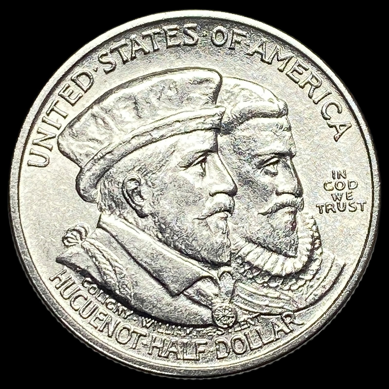 1924 Silver Huguenot-Walloon Half Dollar UNCIRCULATED (1 of 2)