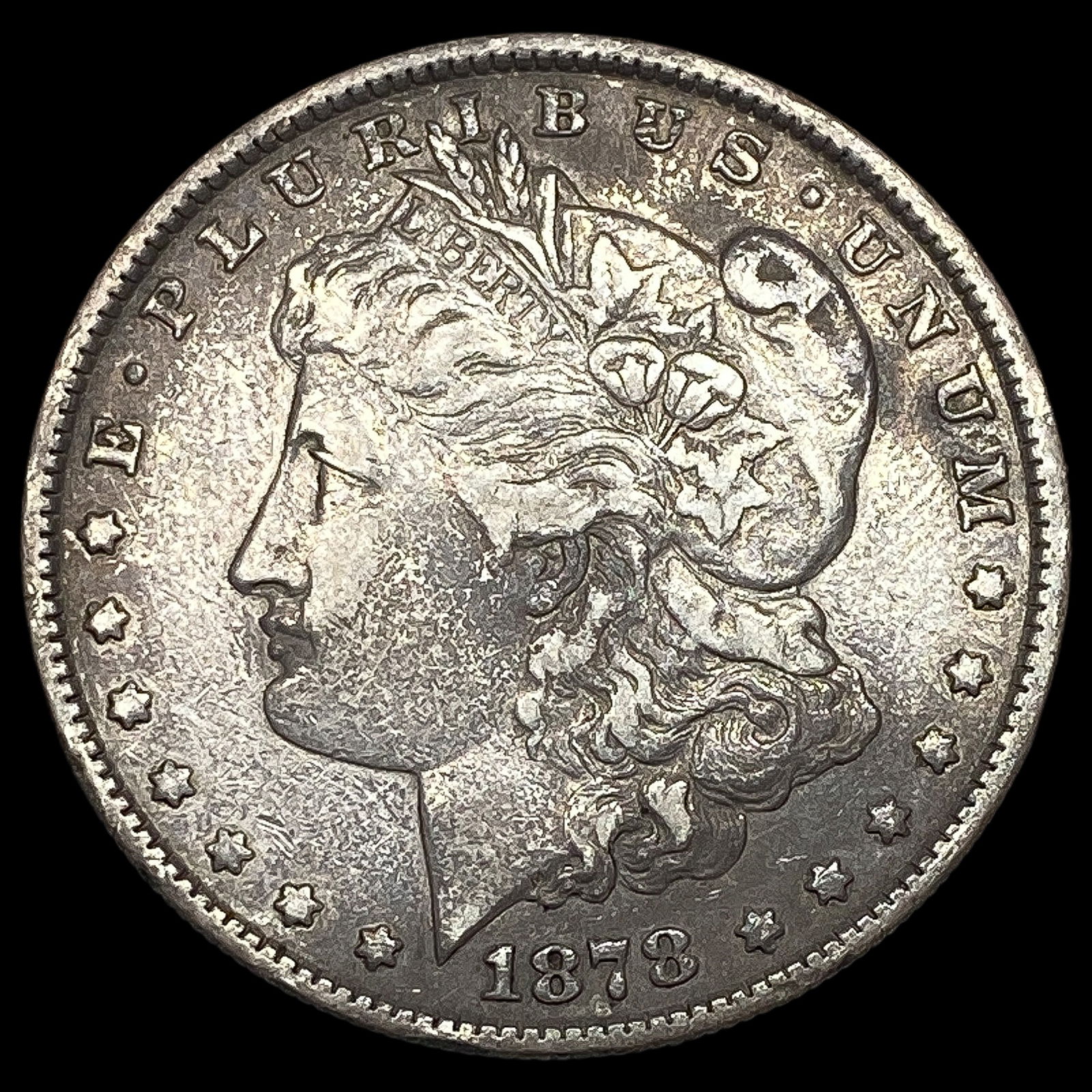 1878 Silver Morgan Dollar ABOUT UNCIRCULATED (1 of 2)