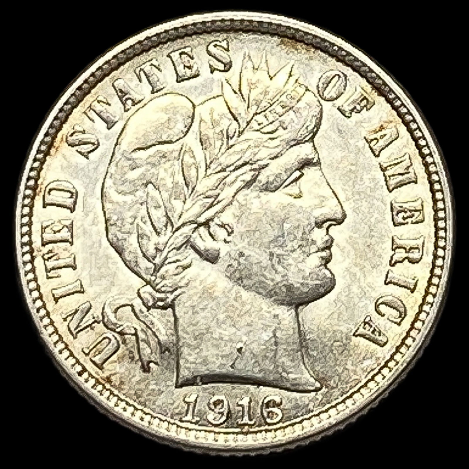 1916 Silver Barber Dime UNCIRCULATED (1 of 2)