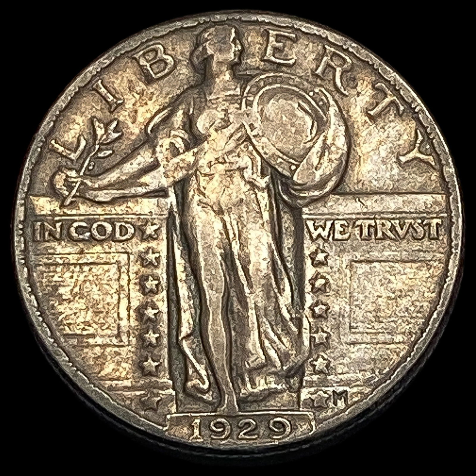 1929 Standing Liberty Silver Quarter NEARLY UNCIRCULATED (1 of 2)