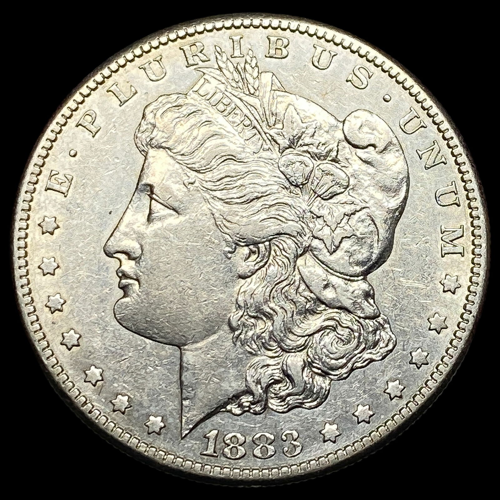 1883-S Silver Morgan Dollar NEARLY UNCIRCULATED (1 of 2)