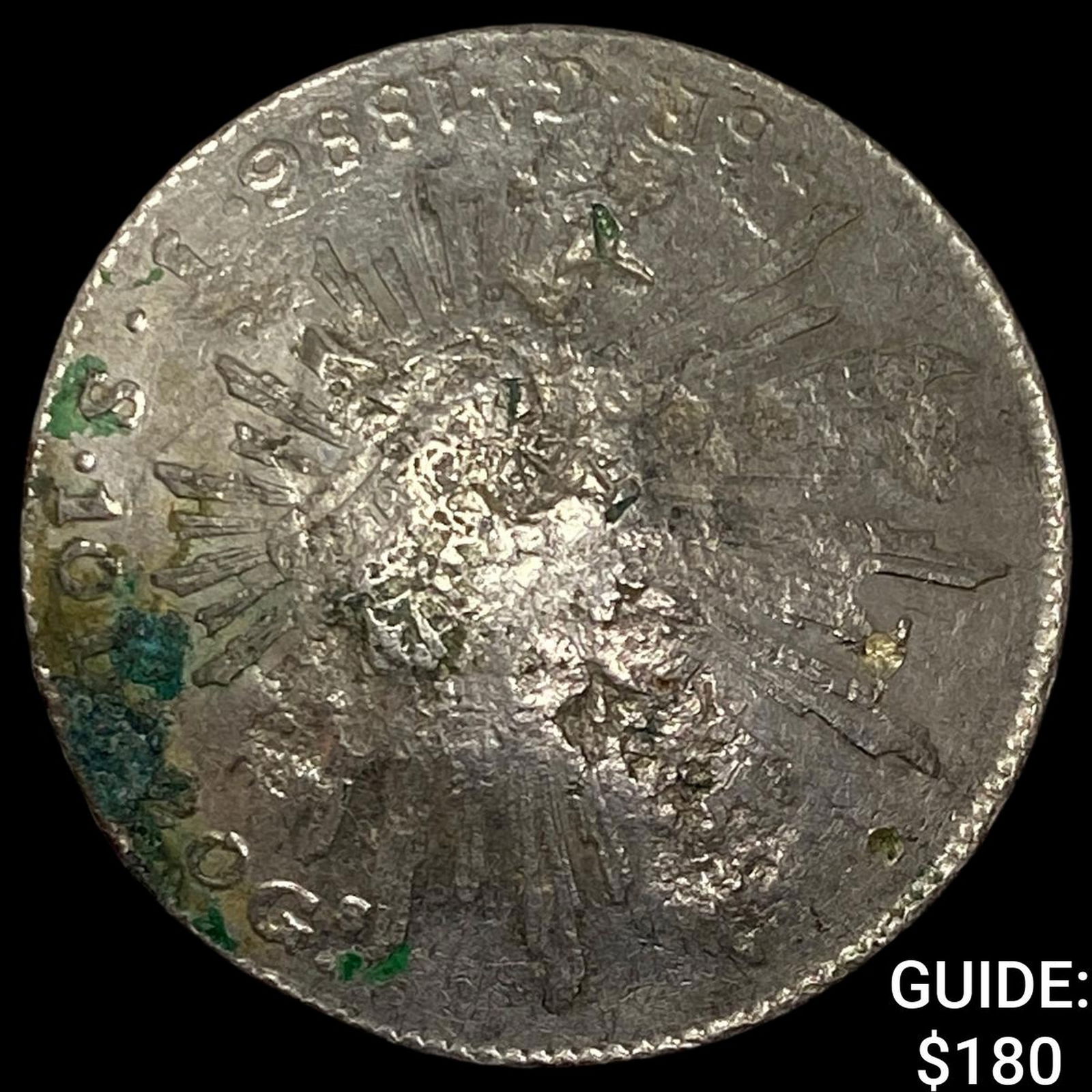 1886 Mexico Silver 1 Peso NEARLY UNCIRCULATED (1 of 2)