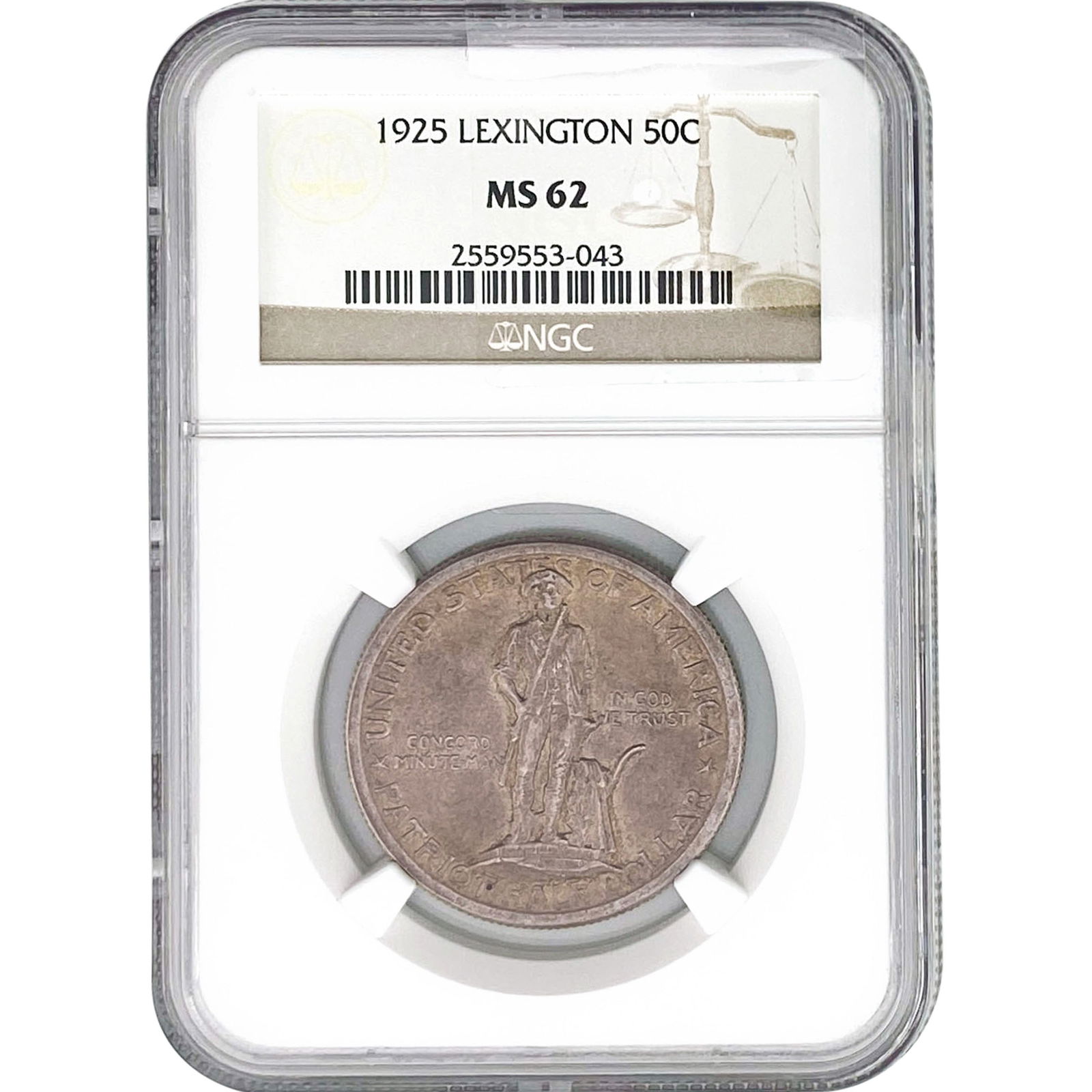 1925 Lexington Half Dollar NGC MS62 (1 of 2)