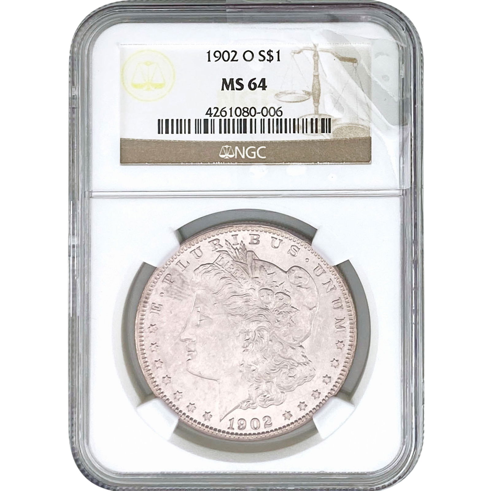 1902-O Morgan Silver Dollar NGC MS64 (1 of 2)