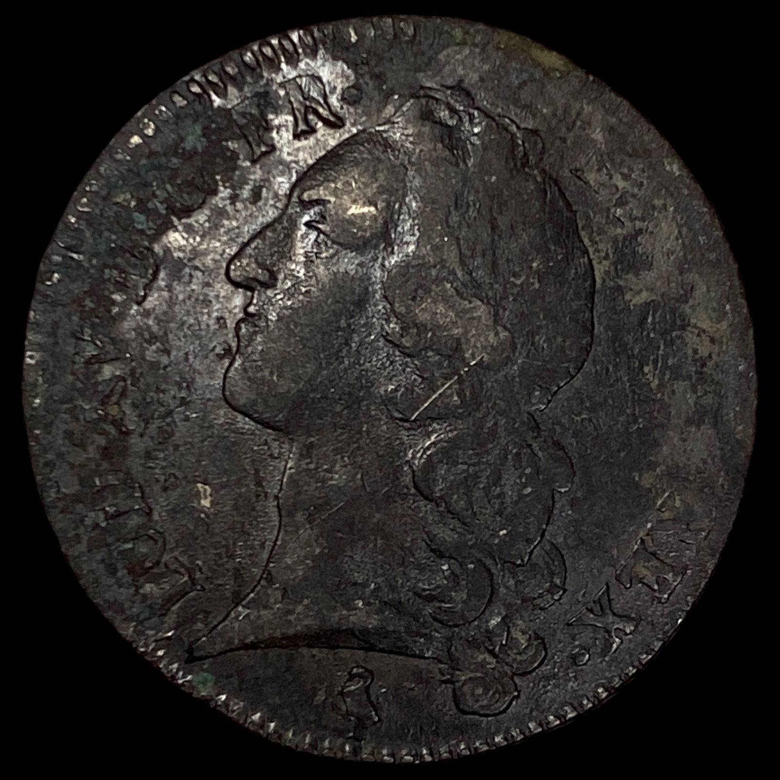 1776 Peru Silver 1 Real NEARLY UNCIRCULATED (1 of 2)