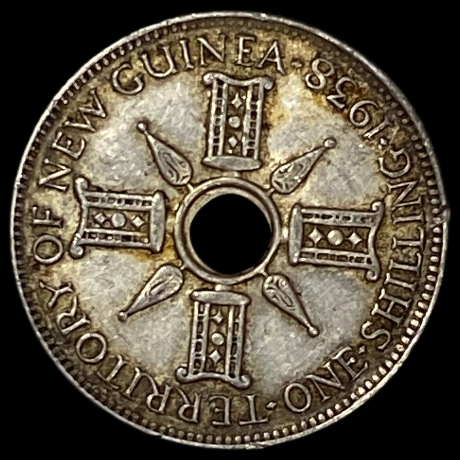 1938 New Guinea Silver 1 Shilling UNCIRCULATED (1 of 2)