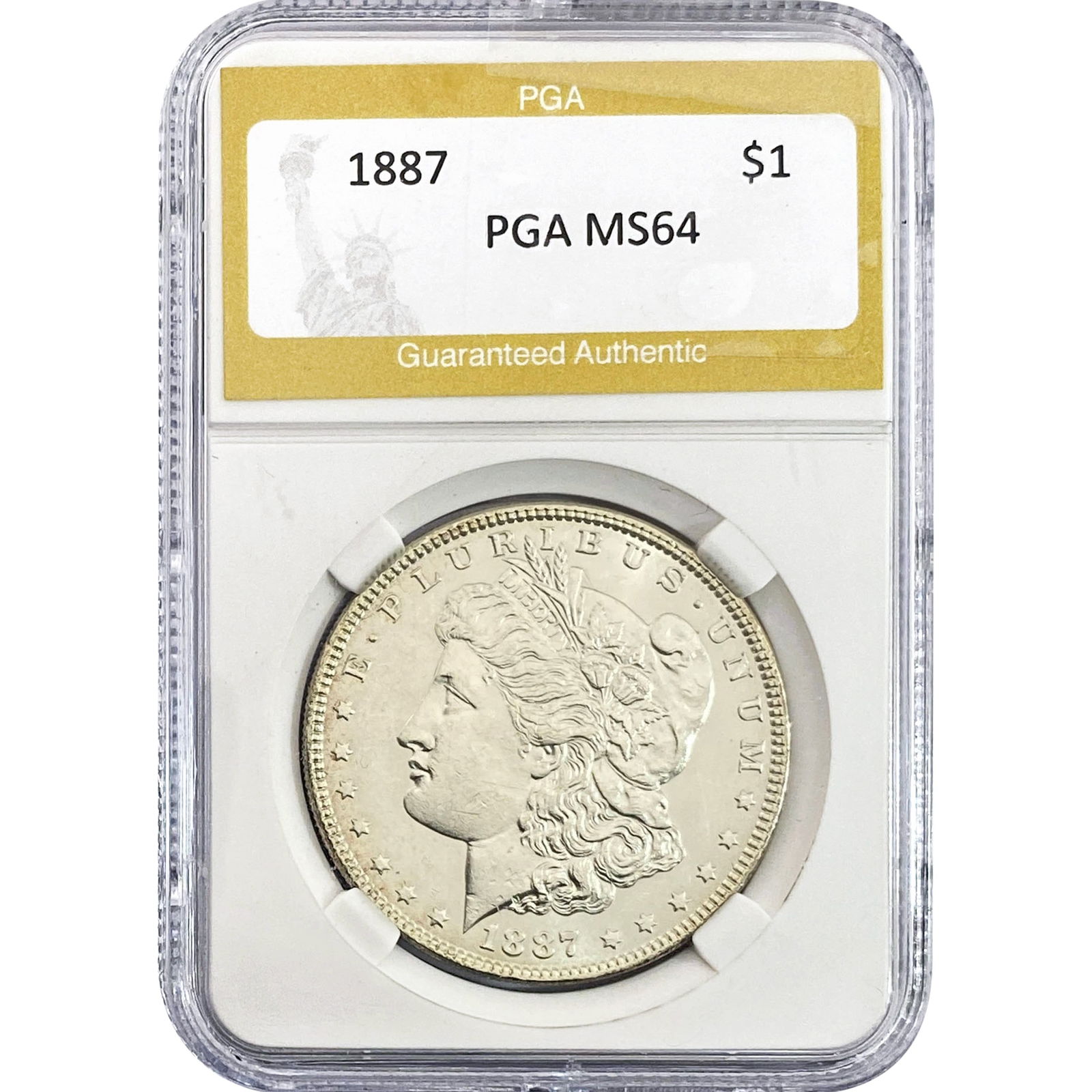 1887 Morgan Silver Dollar PGA MS64 (1 of 2)