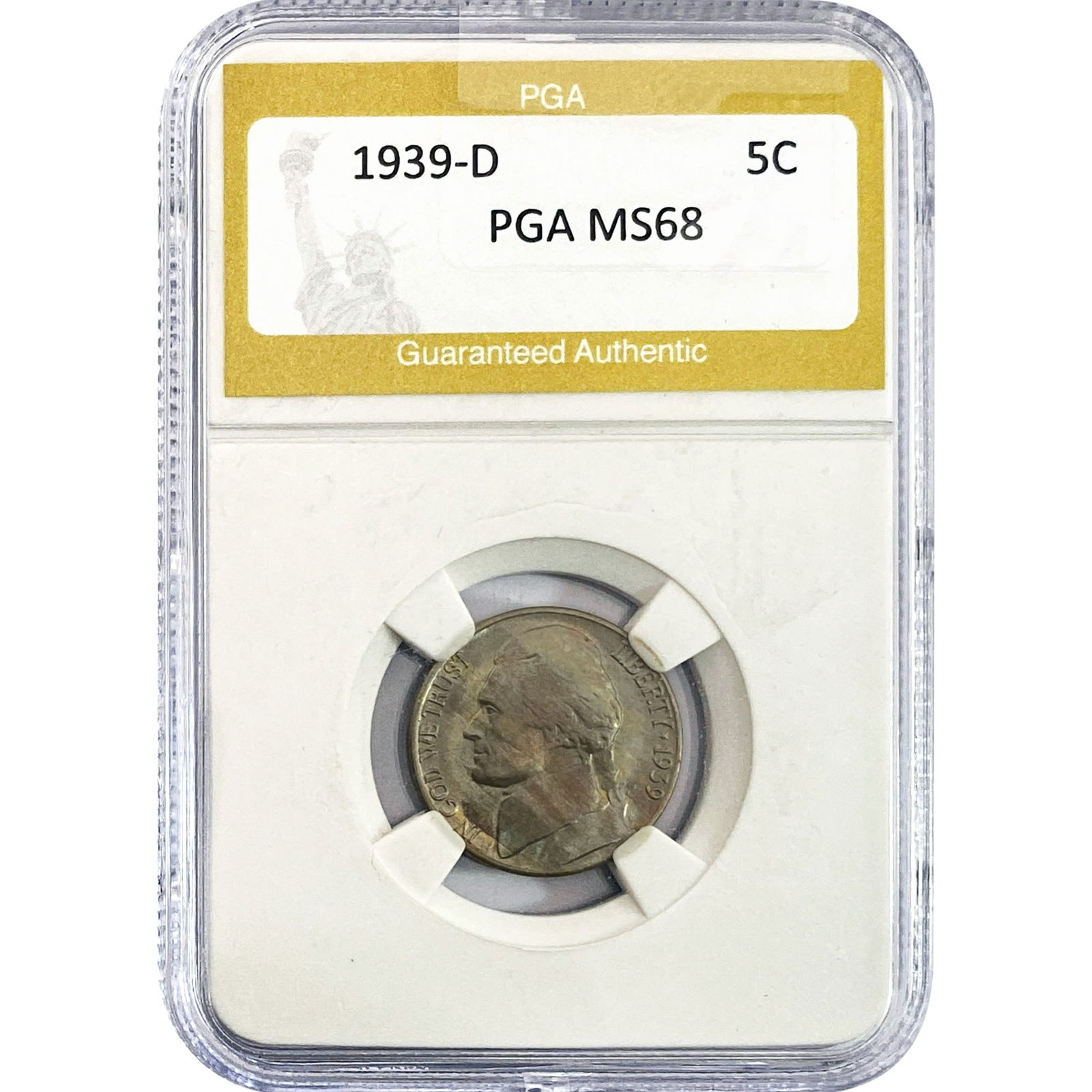 1939-D Jefferson Nickel PGA MS68 (1 of 2)