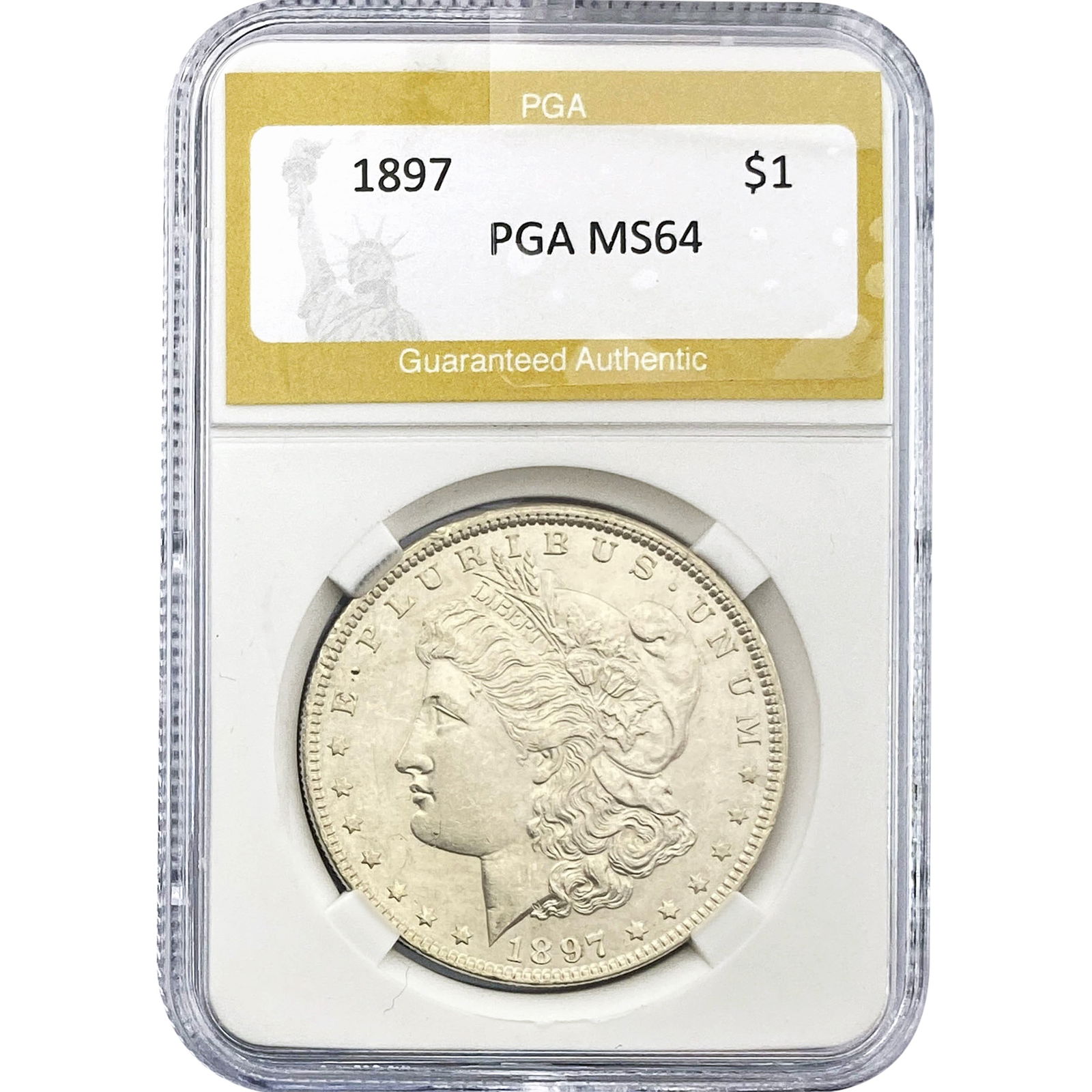 1897 Morgan Silver Dollar PGA MS64 (1 of 2)