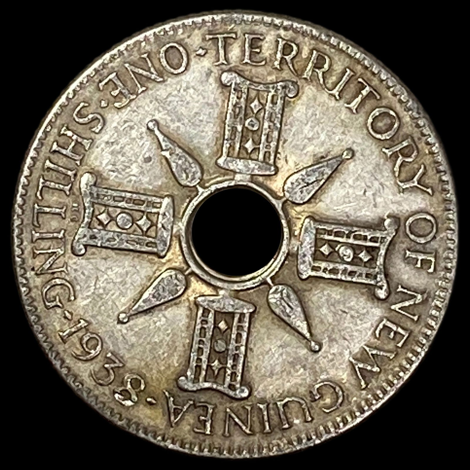 1938 New Guinea Silver 1 Shilling UNCIRCULATED (1 of 2)